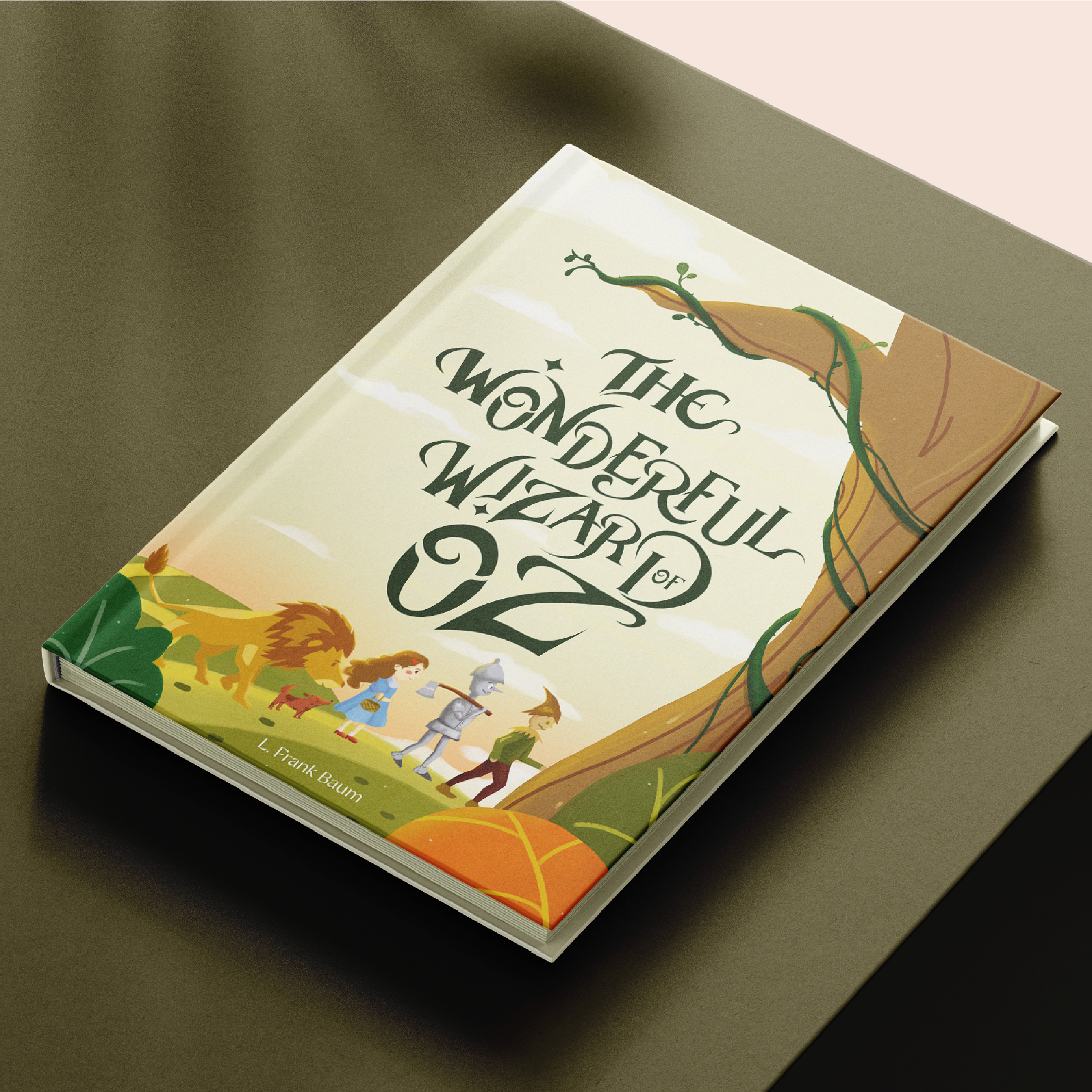 Book Cover Redesign of The Wonderful Wizard of Oz