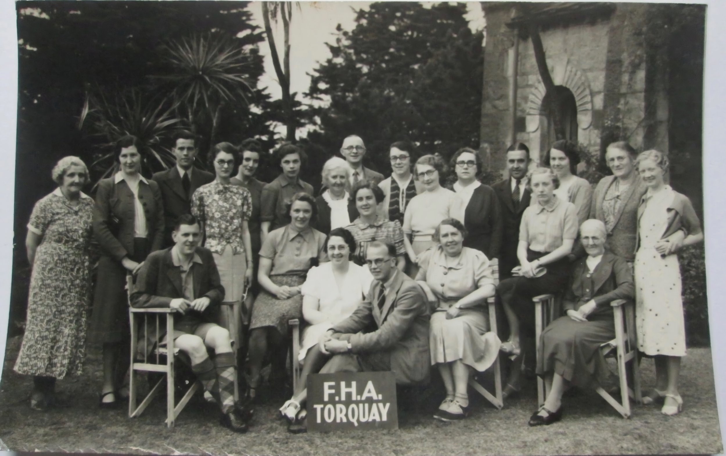 Holidaymakers at the Vane Tower Hotel, 1930's