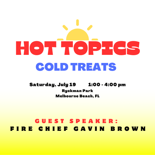 Ice Cream Social with Fire Chief Gavin Brown