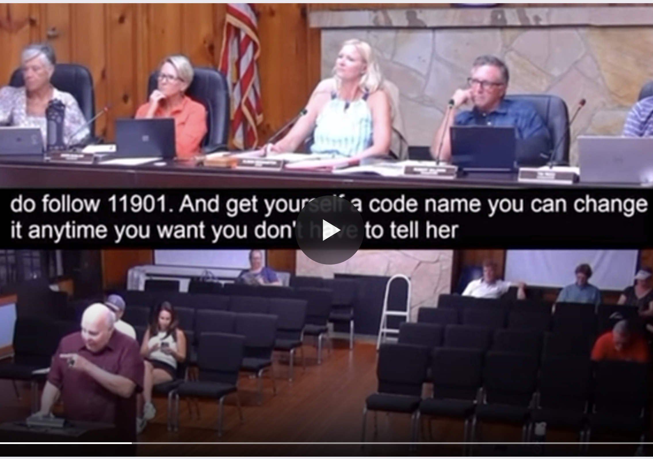 Walters Tells Mayor to Deceive Town