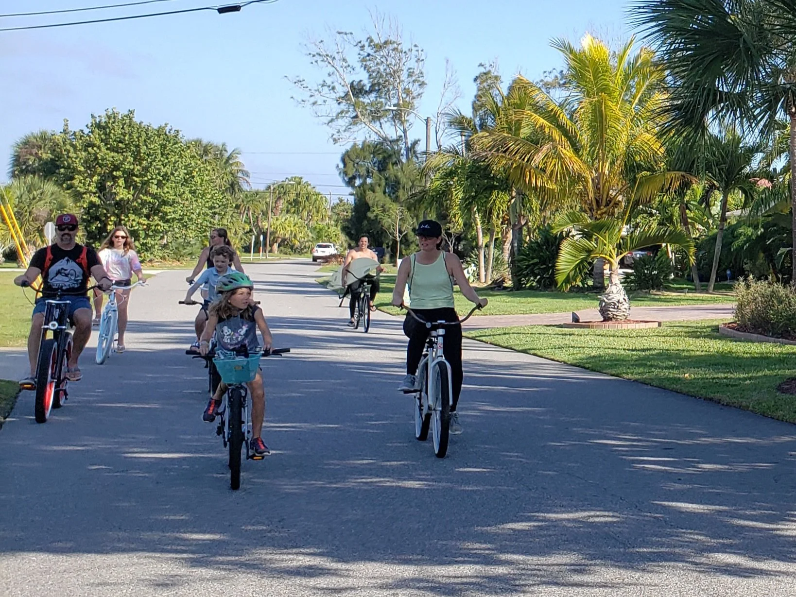 kids on bikes Melbourne Beach Florida