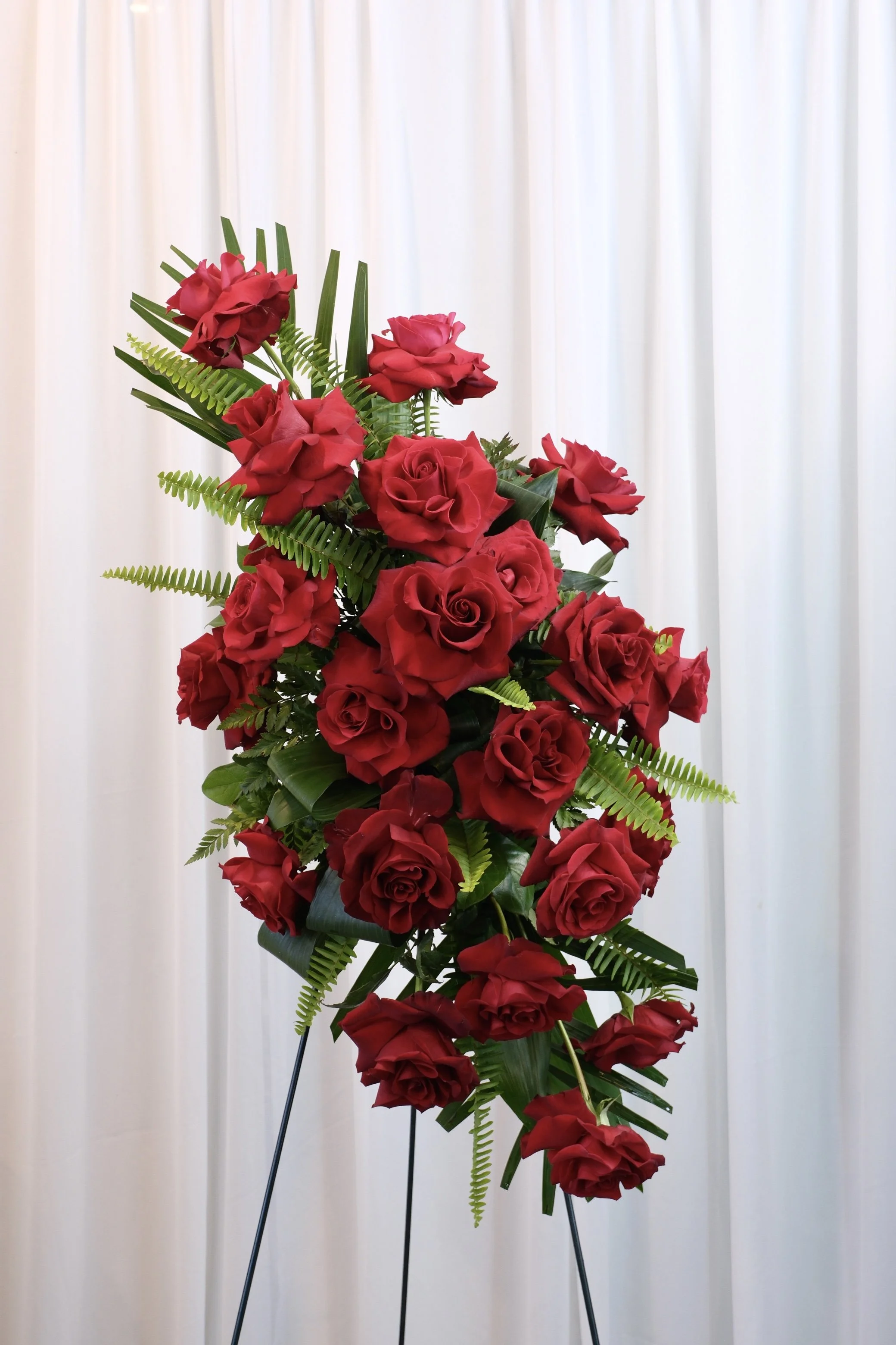 Eternal Red Rose Standing Spray