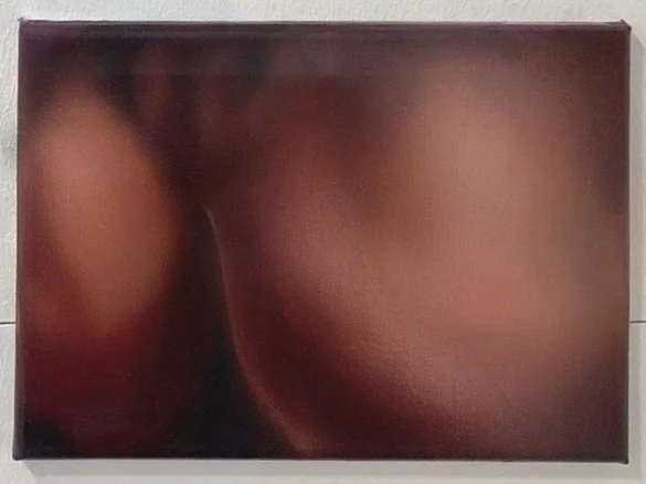 bum (2024)
oil & damar on canvas
21 x 30cm