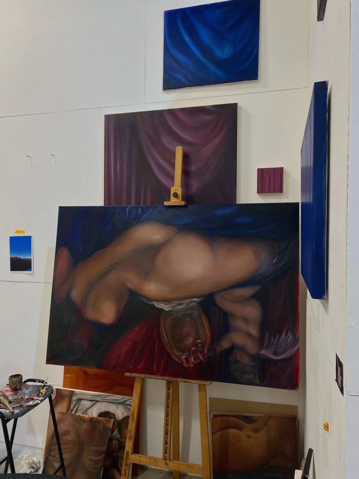Venus progress pic
oil on canvas