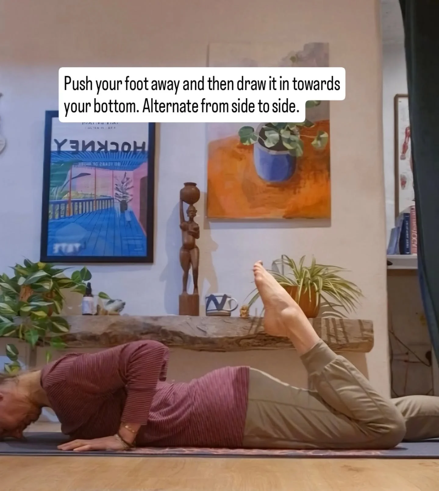 DANURASANA - Bow Pose is a wonderful way to lengthen and open your front body and there are several ways of exploring it and modifying it to suit your needs.

It definitely stirs things up and I feel ought to be practised gently, sensitively and slow