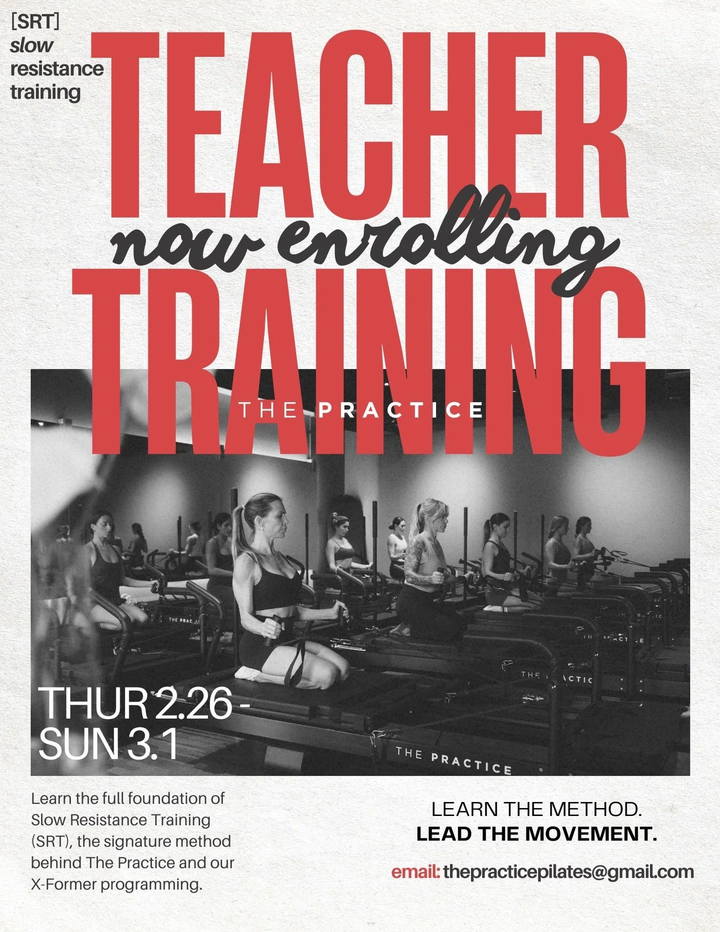 Slow. Intentional. Transformational.
Limited spaces. 💥