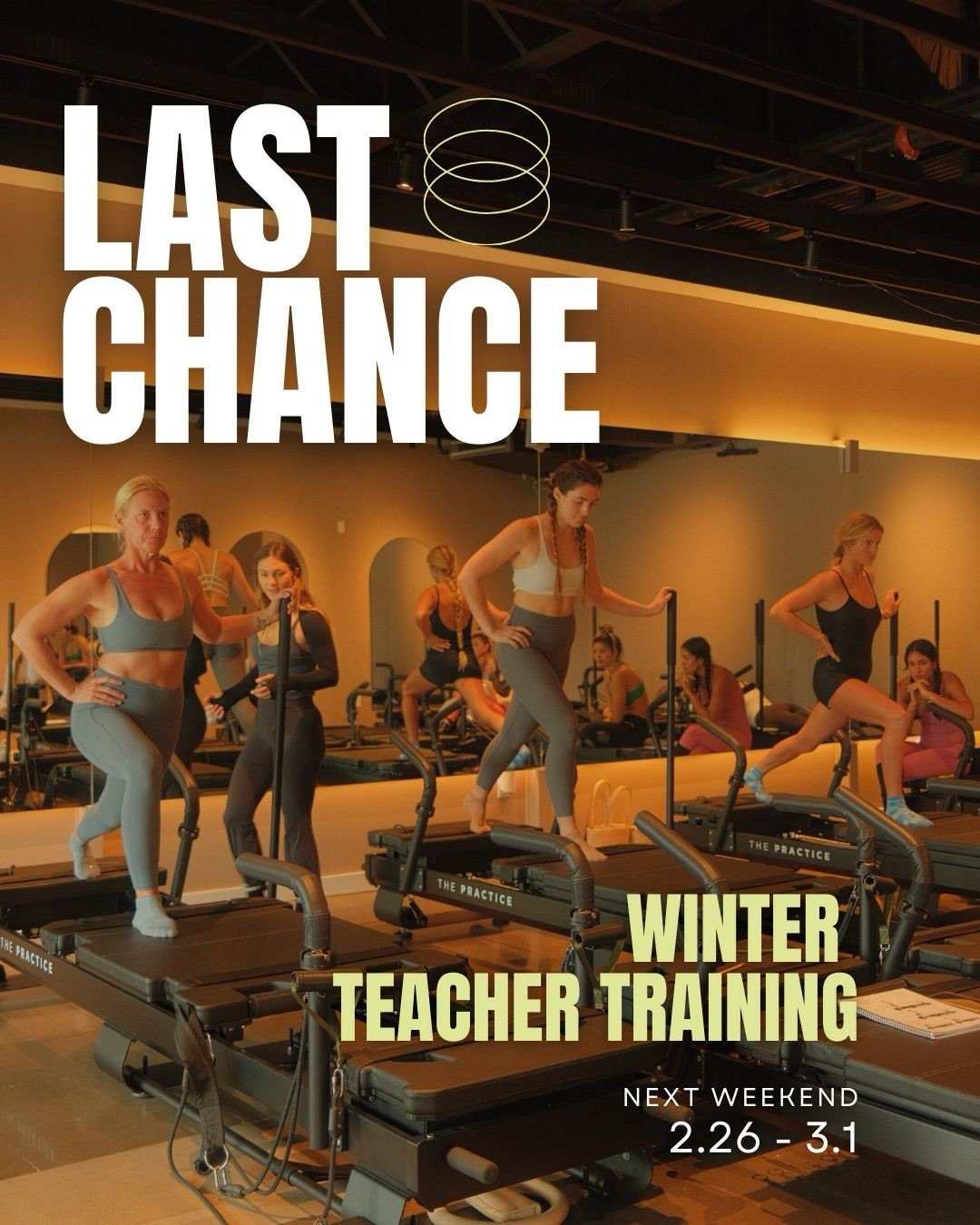 Starting next week:

Our X-Former SRT Teacher Training is an intensive, hands-on program covering movement mechanics, programming, cueing, and real teaching practice so you leave prepared to lead safe, effective, unforgettable classes.

✔️ In-person 