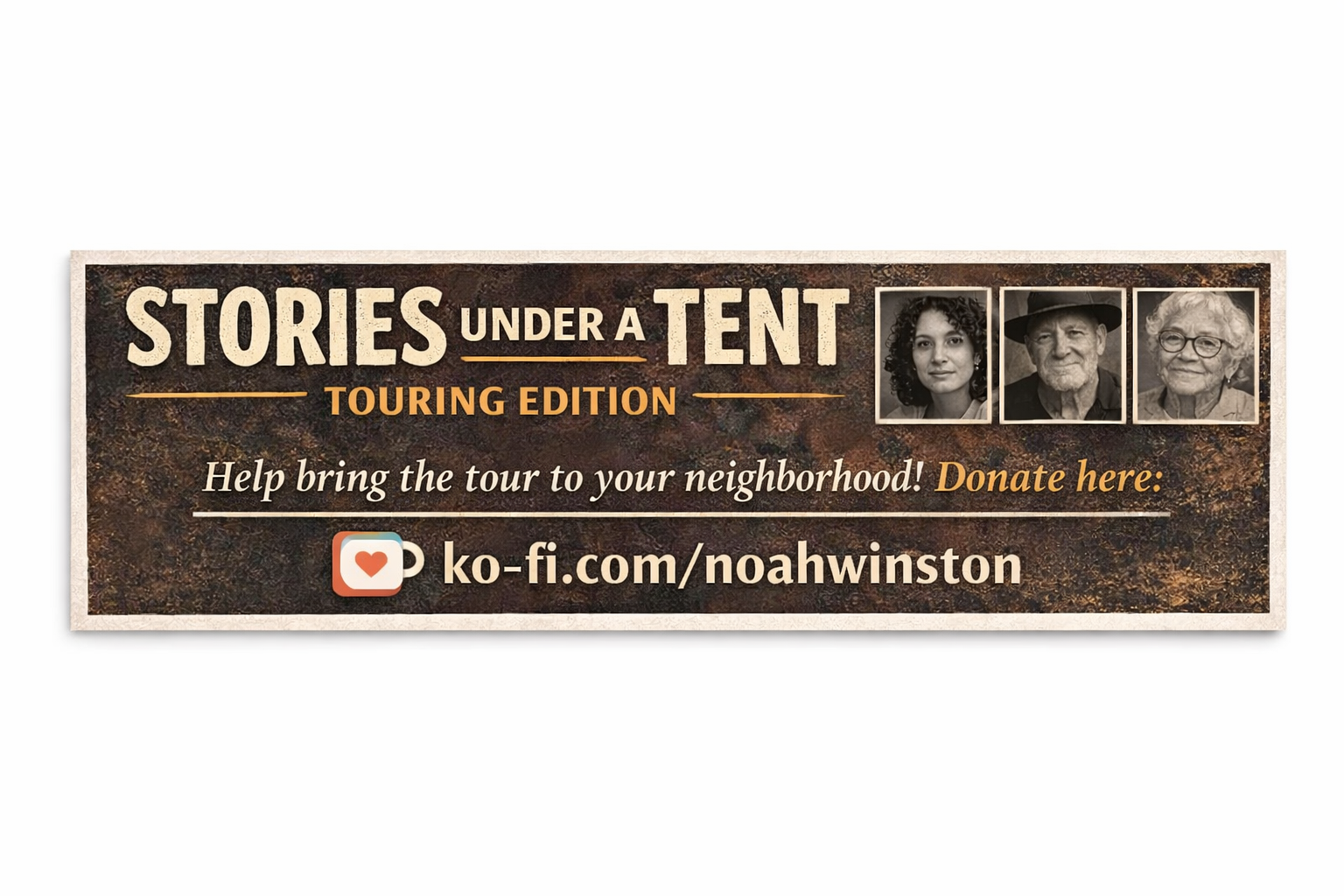 Stories Under A Tent Tour