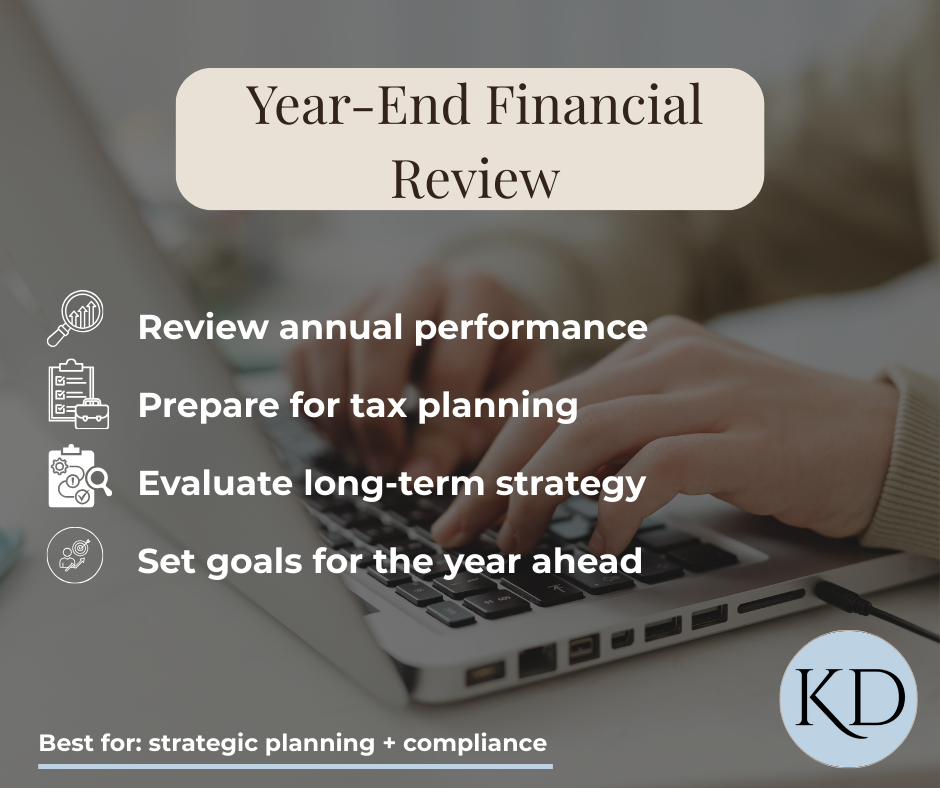 Why Year-End Financial Reviews Come First and How Quarter-End Supports the Strategy