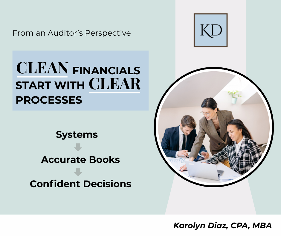 Clean Financials Start with Clear Processes