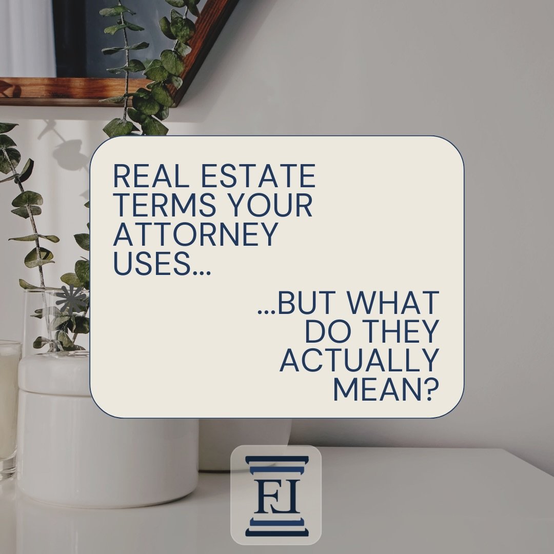 Real estate transactions come with a whole vocabulary of their own. If you&rsquo;ve ever nodded along while wondering &ldquo;Wait&hellip; what does that mean?&rdquo;, you&rsquo;re not alone. That&rsquo;s why we explain everything along the way ✅