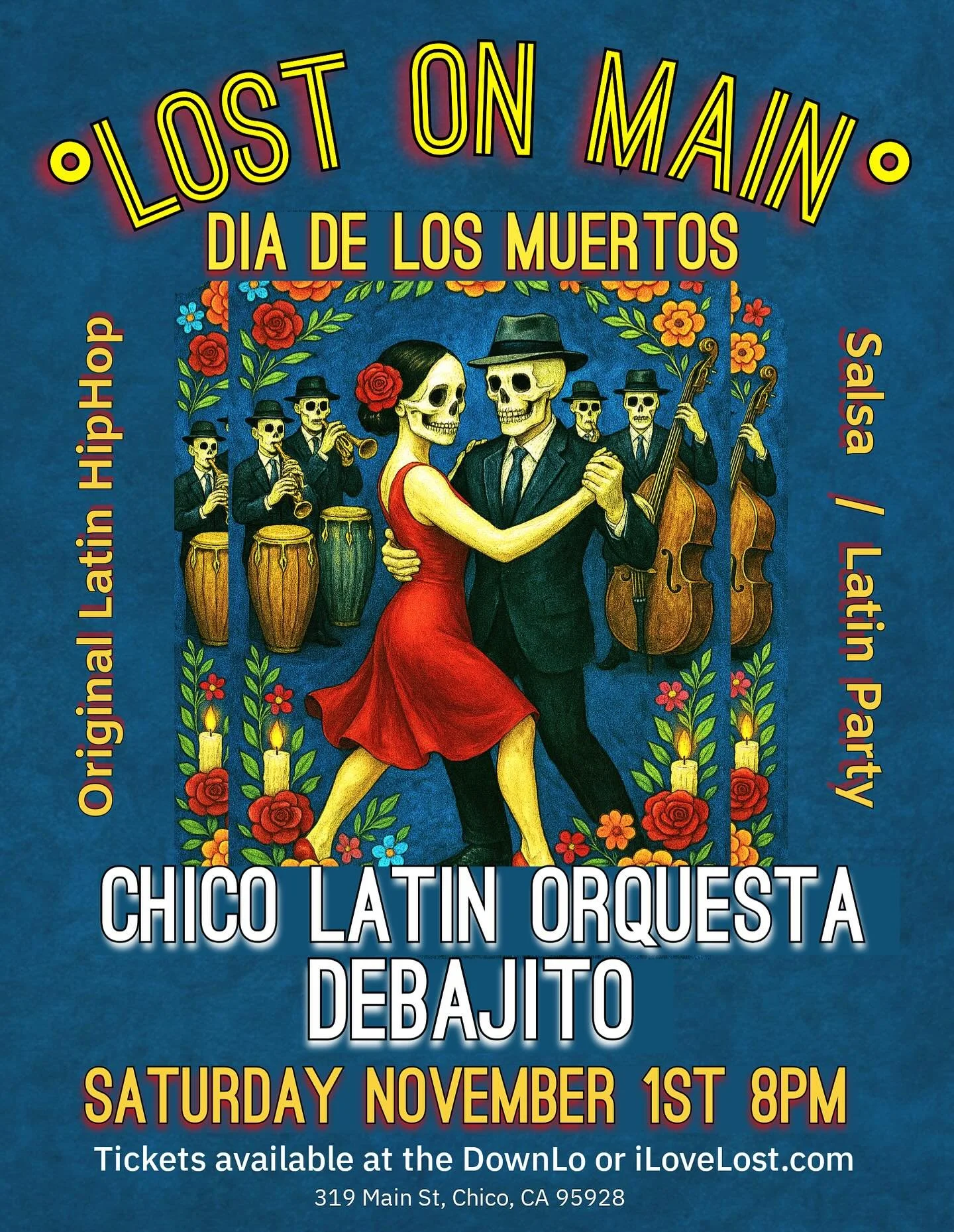 Thanks to all the people that came thru last night!!! Our next show in Chico is Nov. 1 w/ @chicolatinorquesta at @lostonmainchico!!! Lesss gooooo!!!
