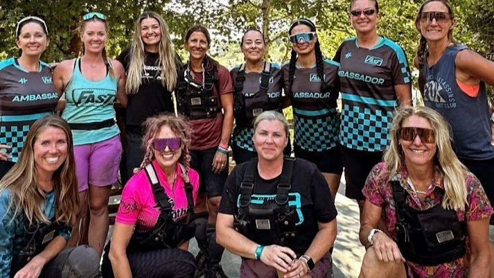 Group of women bikers
