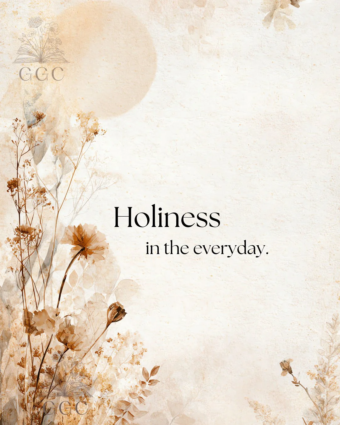 Holiness in the Everyday