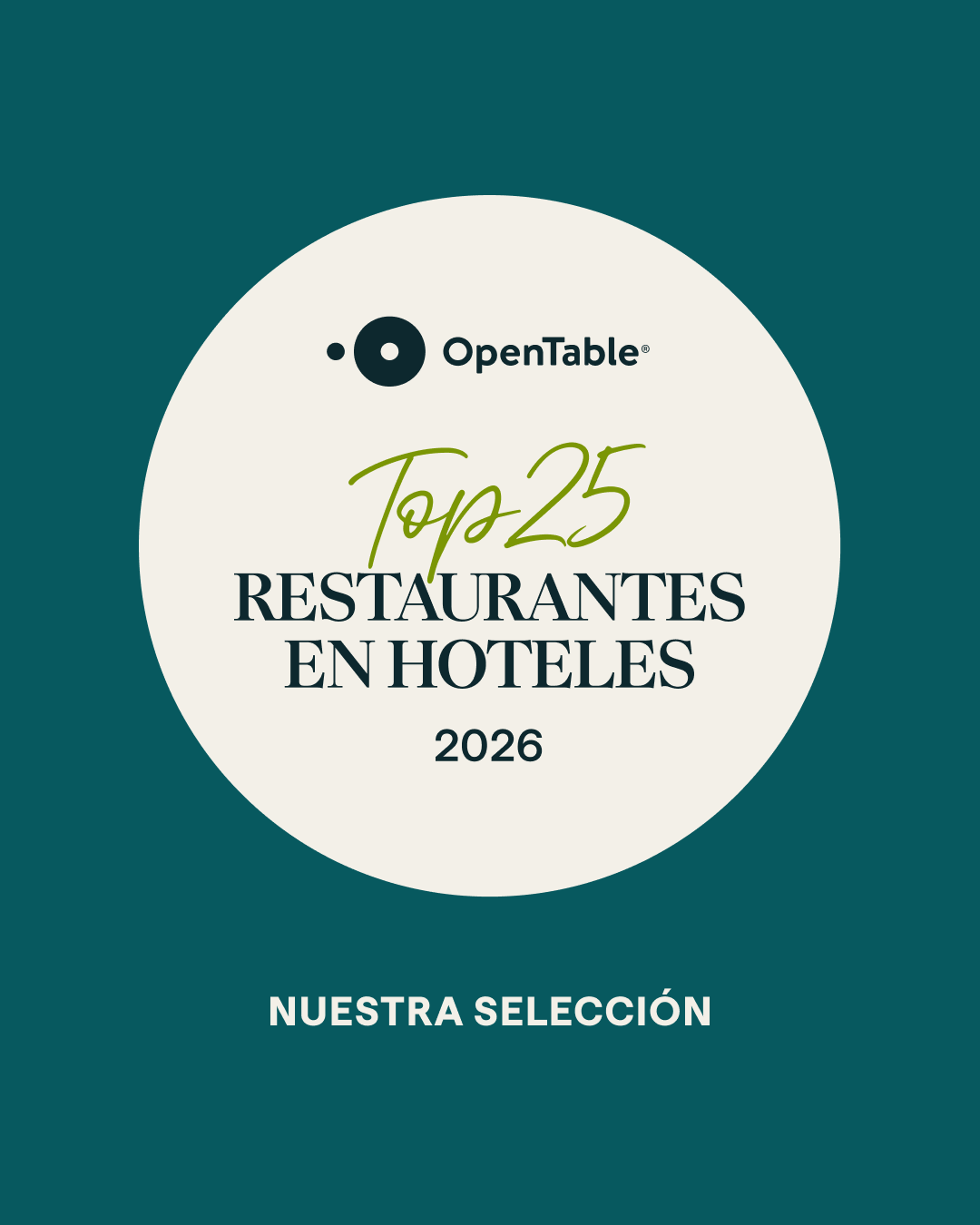 OpenTable’s list of the Top 25 Hotel Restaurants in Mexico for 2026