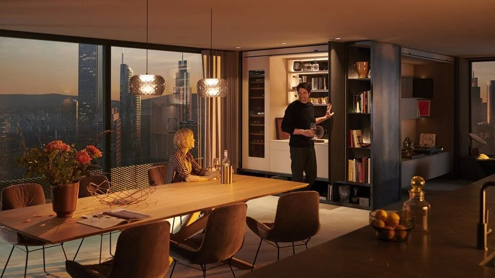 Even large areas can be concealed until access is desired