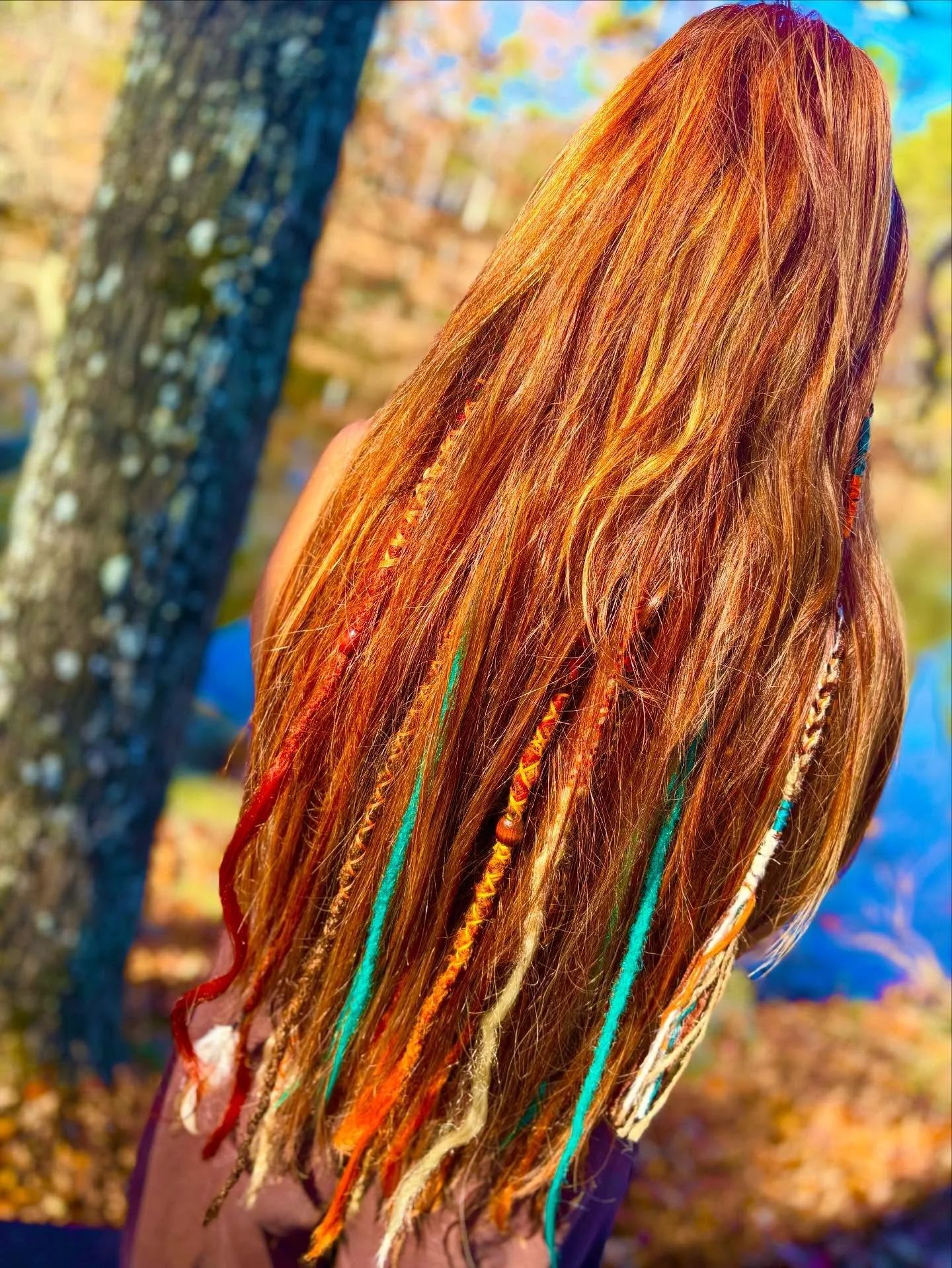 1/2 Head Custom Loc Set for Lacie! @lacie.elizabeth_ 

📍Chattanooga, TN 

#locs #tennessee #custom #dreadlocks #redhead #fyp