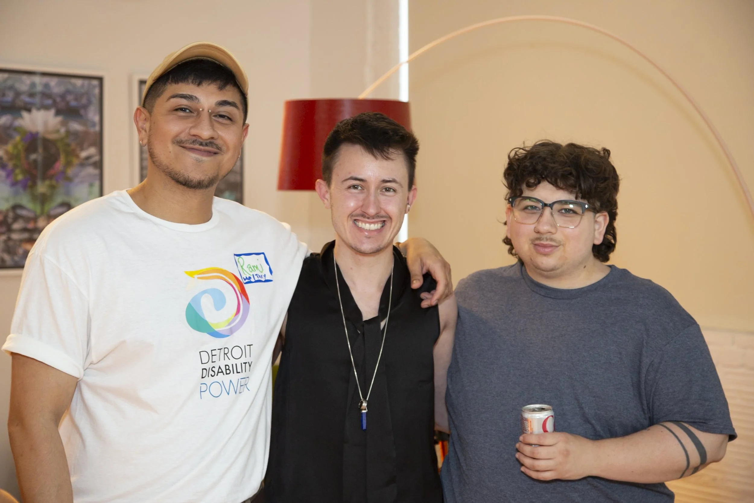 three DDP Members smiling