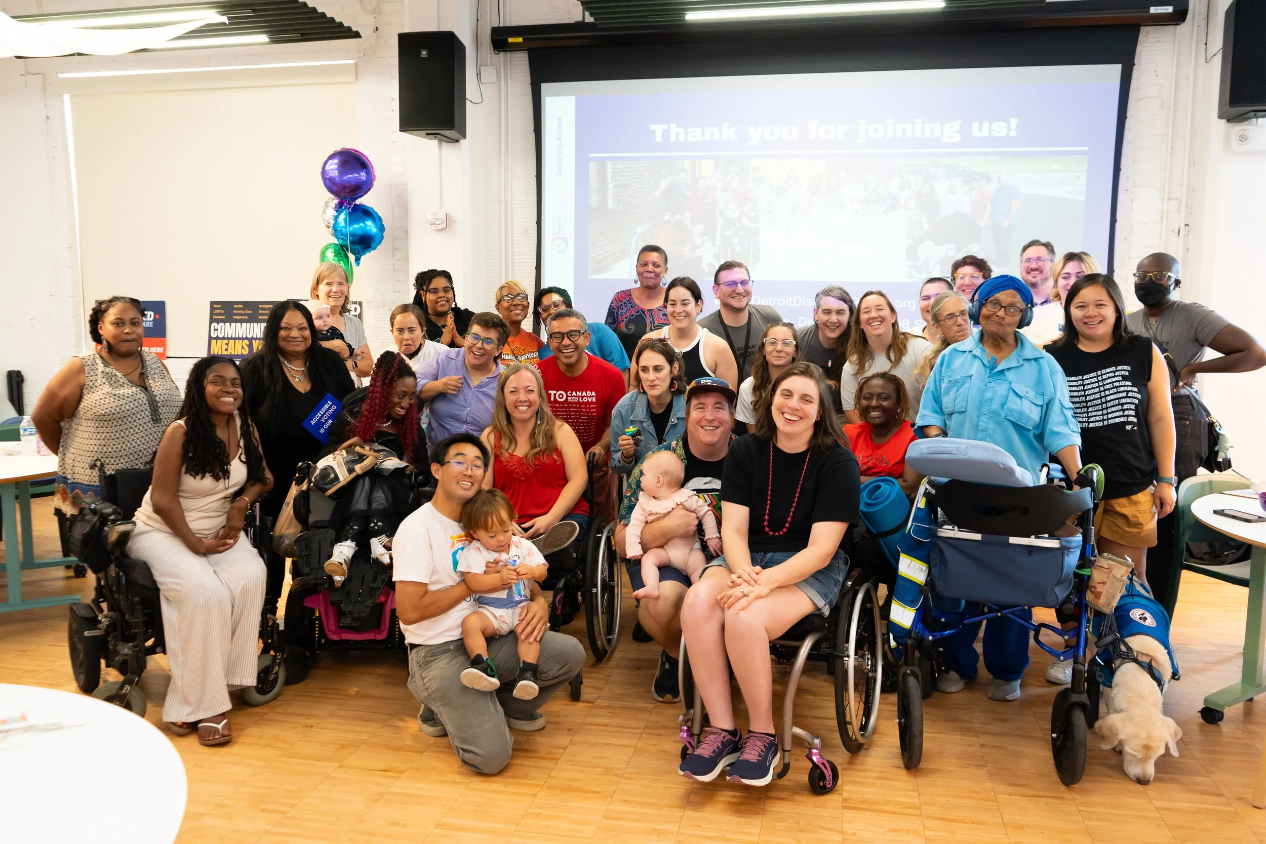 large group photo at DDP's 7th Birthday