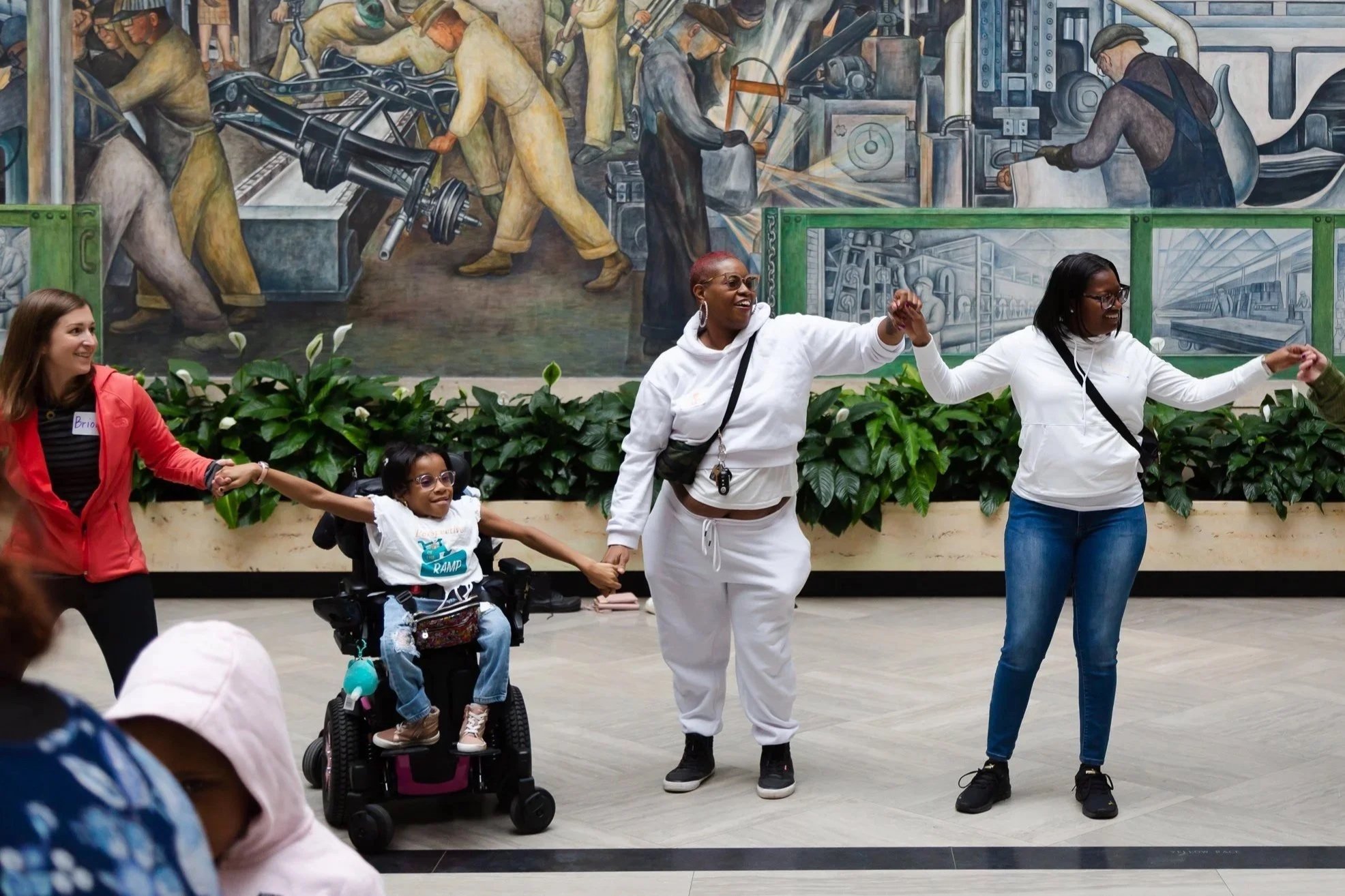 DanceAbility participants at the DIA