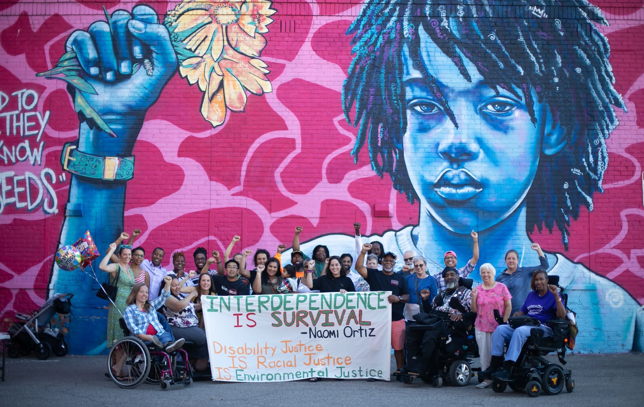 Group photo celebrating DDP's Birthday in 2019