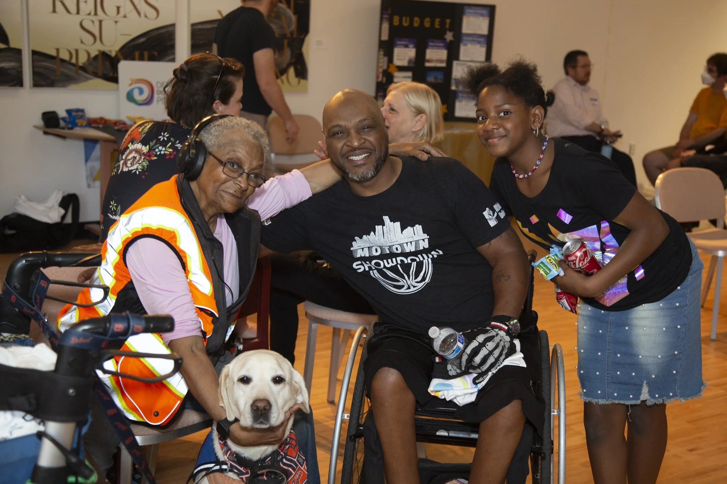 three DDP Members smiling