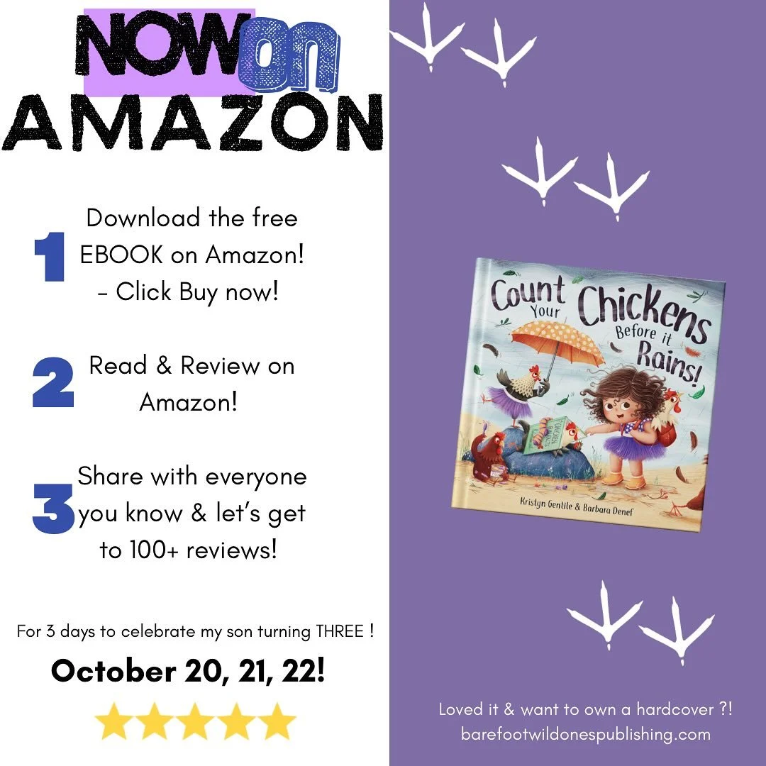 MY EBOOK IS FREE ON @amazon for the next THREE days to celebrate my son turning THREE. 

The littlest one in the book that can be seen in a baby carrier &amp; mama&rsquo;s arms 🥰😍 the sweetest details thanks to  @barbaradenef 💜

I can&rsquo;t beli