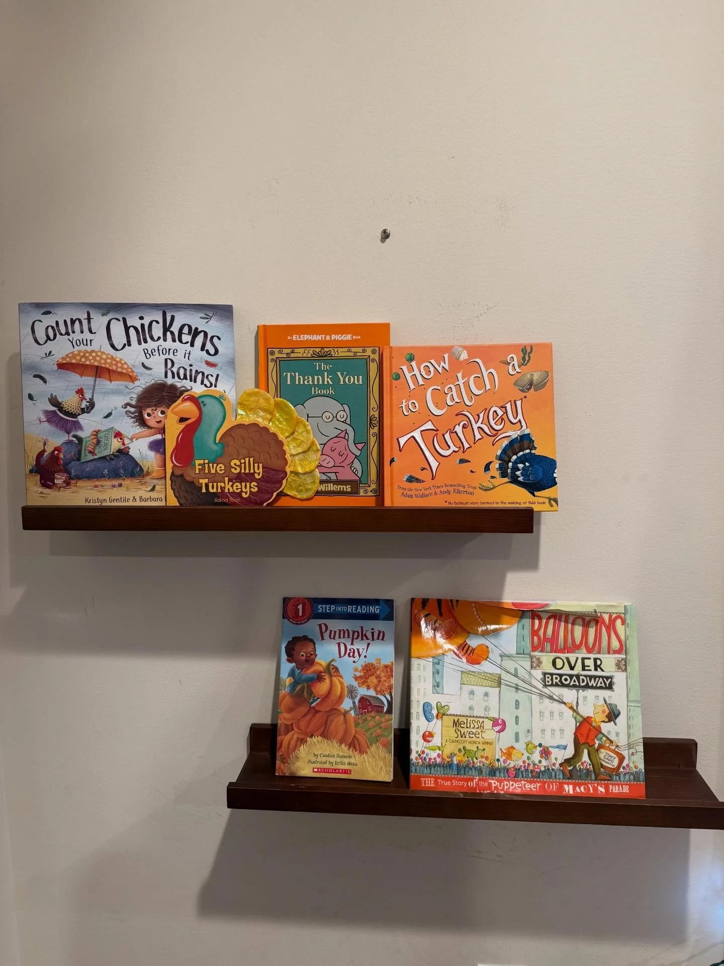 Some of our favorite fall &amp; Thanksgiving books 🧡💛

I love when books pair with activities too; on Thanksgiving, while we watched the parade, we made our own balloon floats, we read a mystery midday, &amp; then after dinner we made traps to catc