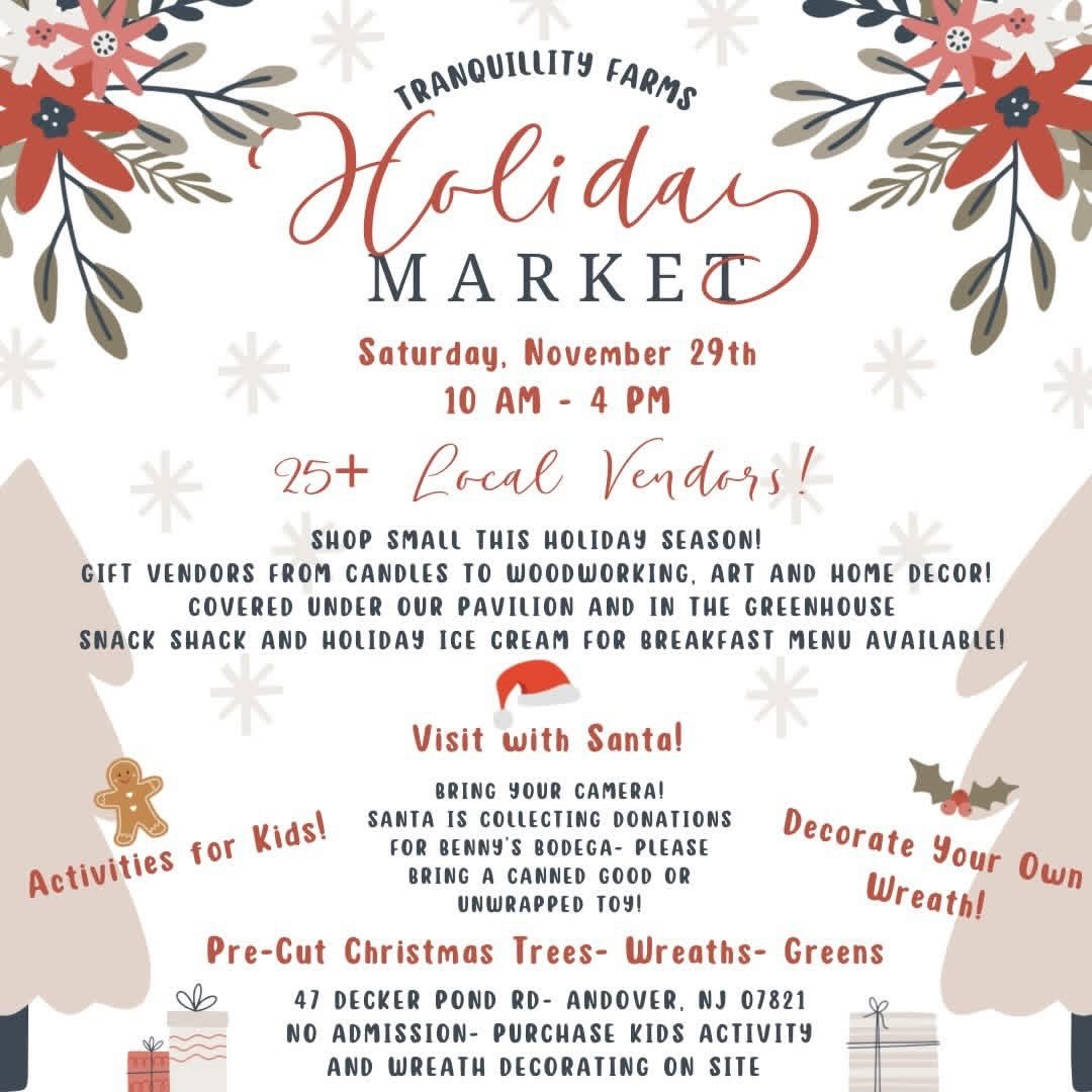 TODAY! Holiday Market @tranquillity_farms ! 🎄💜

Join me for small business Saturday &amp; shop small! 

I&rsquo;ll be there with my books, stickers, bookmarks, and memory games! Come get a personalized signed book ! 

Check out the rest of the shop