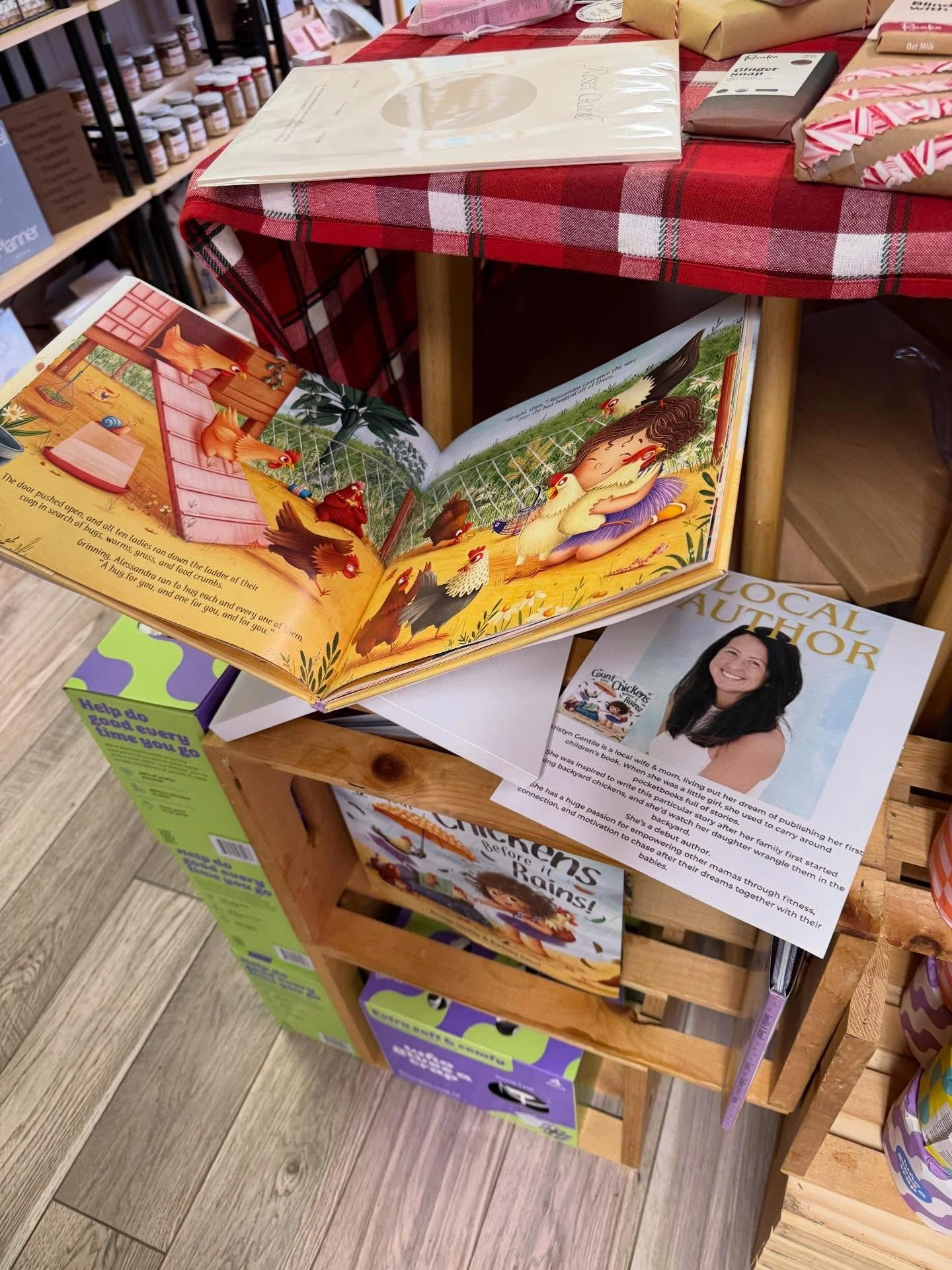 Storytime &amp; Book Swap SUNDAY 12/7 @simple.barenecessities ✨

Join us at 10AM as I read Count Your Chickens Before It Rains &amp; then swap your children&rsquo;s books for new to you books! 

Shop around after at our favorite local refill shop, pe