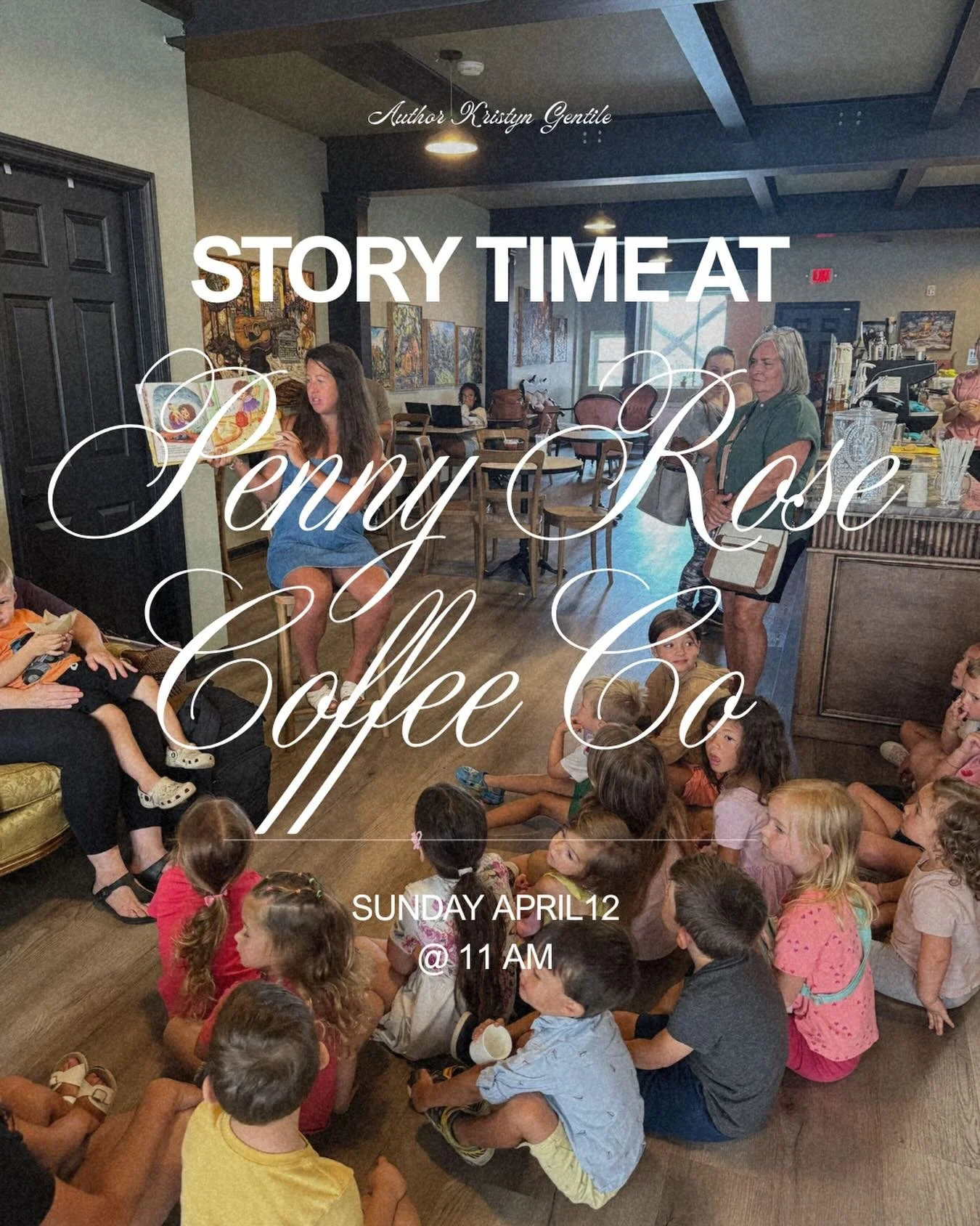 Sunday Storytime @pennyrosecoffeeco ! 

April 12th at 11AM!

Come enjoy a coffee &amp; a treat while your kids enjoy storytime! 💜

🐔☔️

#countyourchickensbeforeitrains #storytime #childrensbookstagram #authorvisit #pennyrosecoffeeco