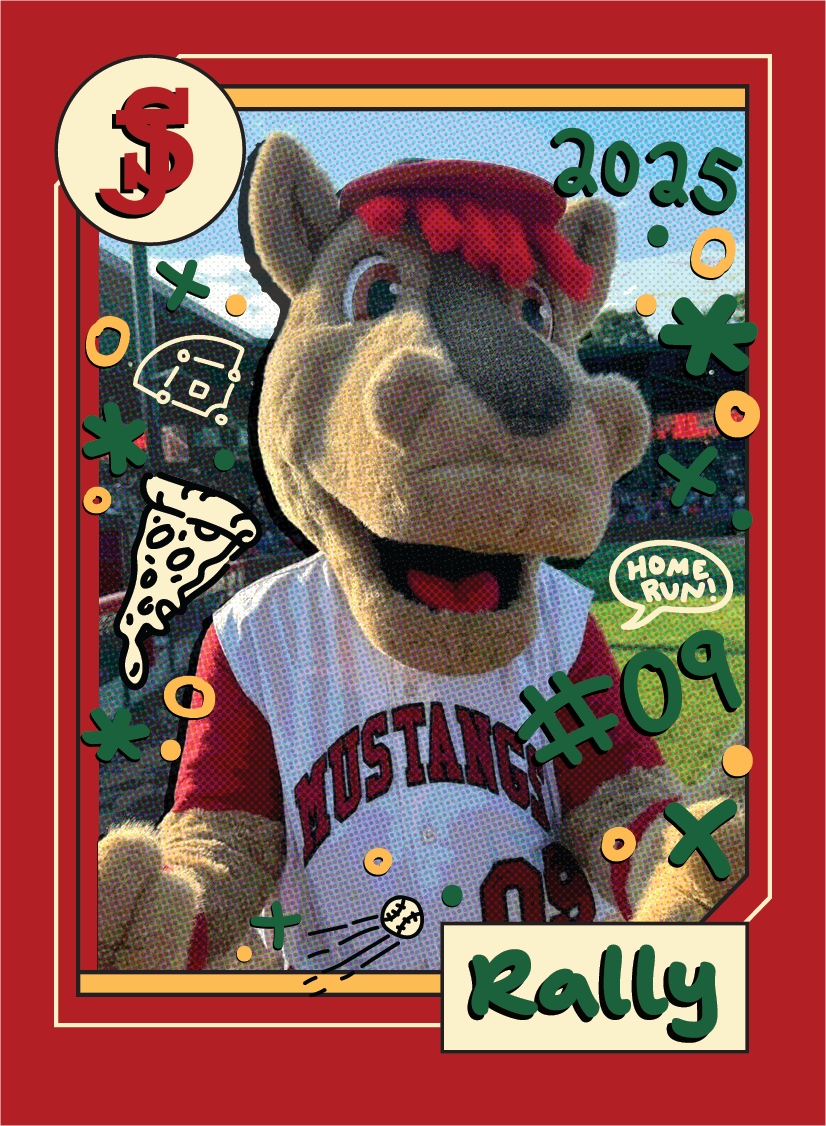 Geneo's Pizza exclusive Rally baseball card front