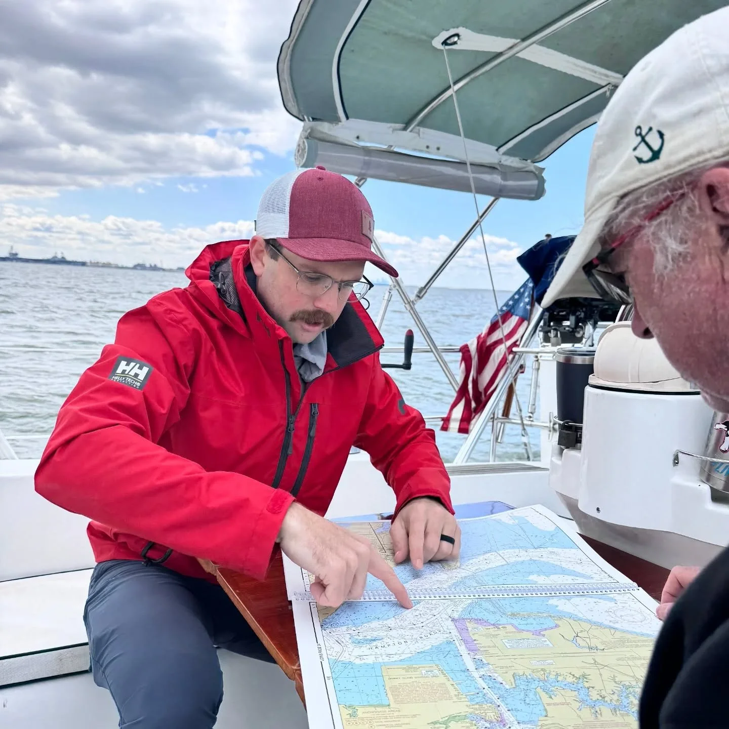 Wait, where are we going? 
Underway navigation at it's finest! 🌊 🦊