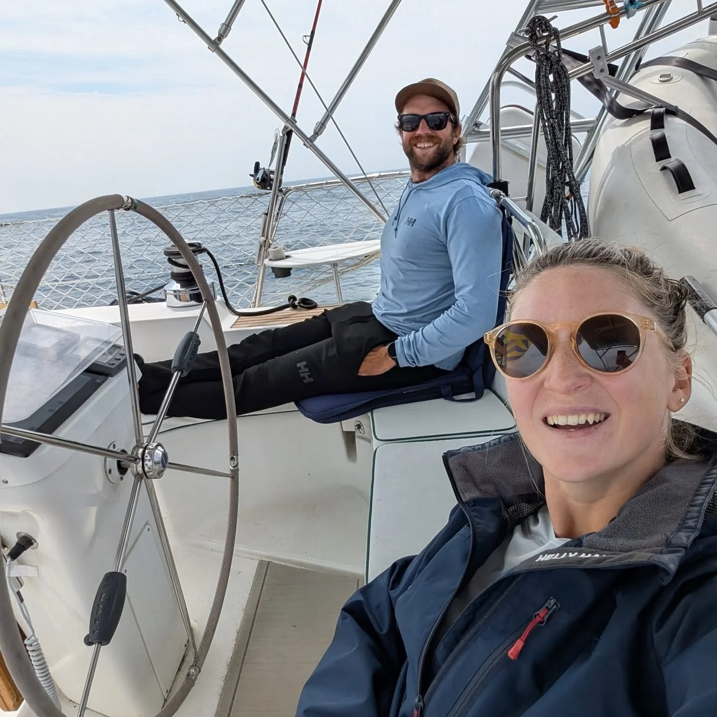 Maine, USA -> Nova Scotia, Canada

35 hours. 178 nautical miles. 

Wow! What a passage! It started off at 0500 with what felt like literal thousands of mosquitoes swarming the cockpit. The first 2 hours were spent motoring through the fog and dodg