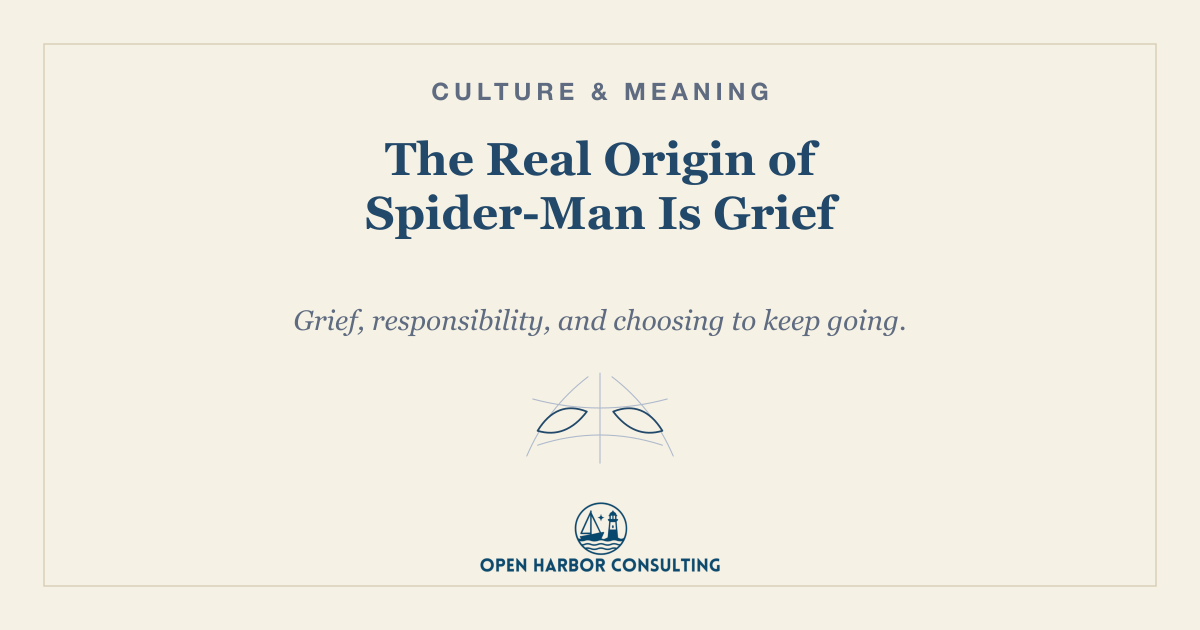 The Real Origin of Spider-Man Is Grief