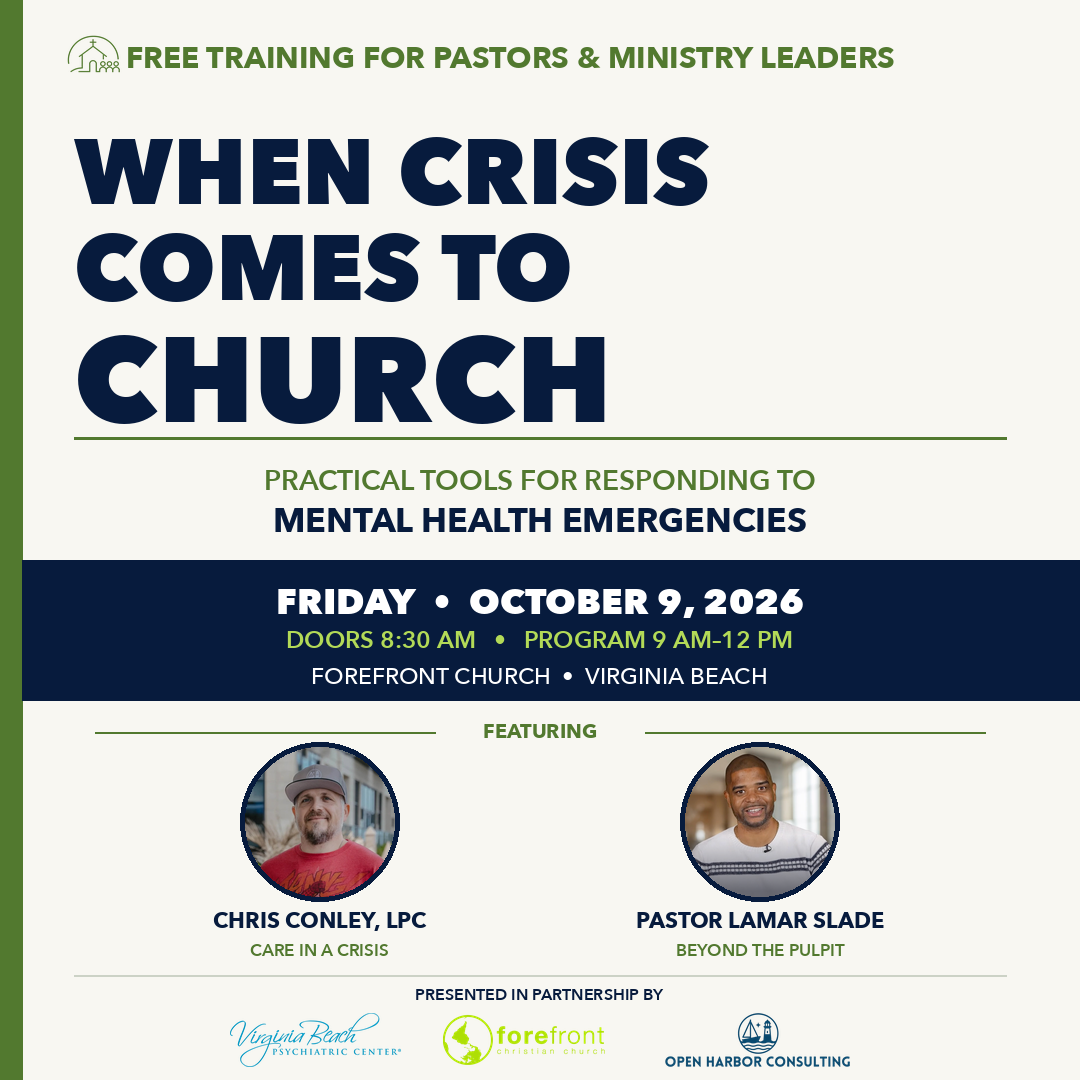 When Crisis Comes to Church training graphic