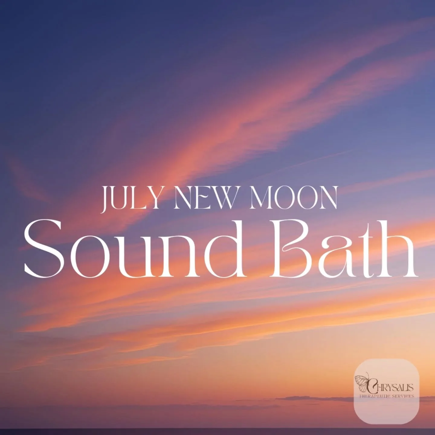 🌑 New Moon in Leo Sound Bath
A restorative evening of sound and stillness to soothe your nervous system, open your heart, and align with Leo&rsquo;s bold, healing energy. Come home to yourself and set soul-led intentions. ✨

🗓️ July 24 | 🕖 7 PM | 