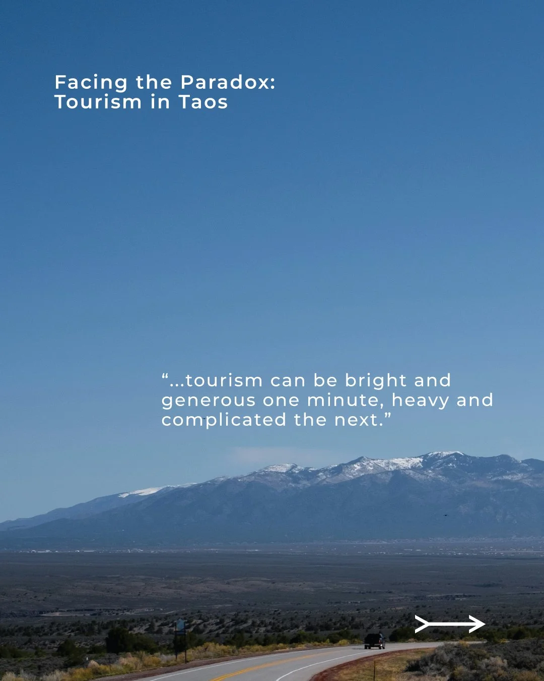 New journal piece by @_jessiehook, the Manager of the Taos Destination Stewardship Network, talking about tourism with Emery Veilleux on the Voices of Taos podcast 🗨

Tourism in Taos isn&rsquo;t simple, and that&rsquo;s exactly why the conversation 