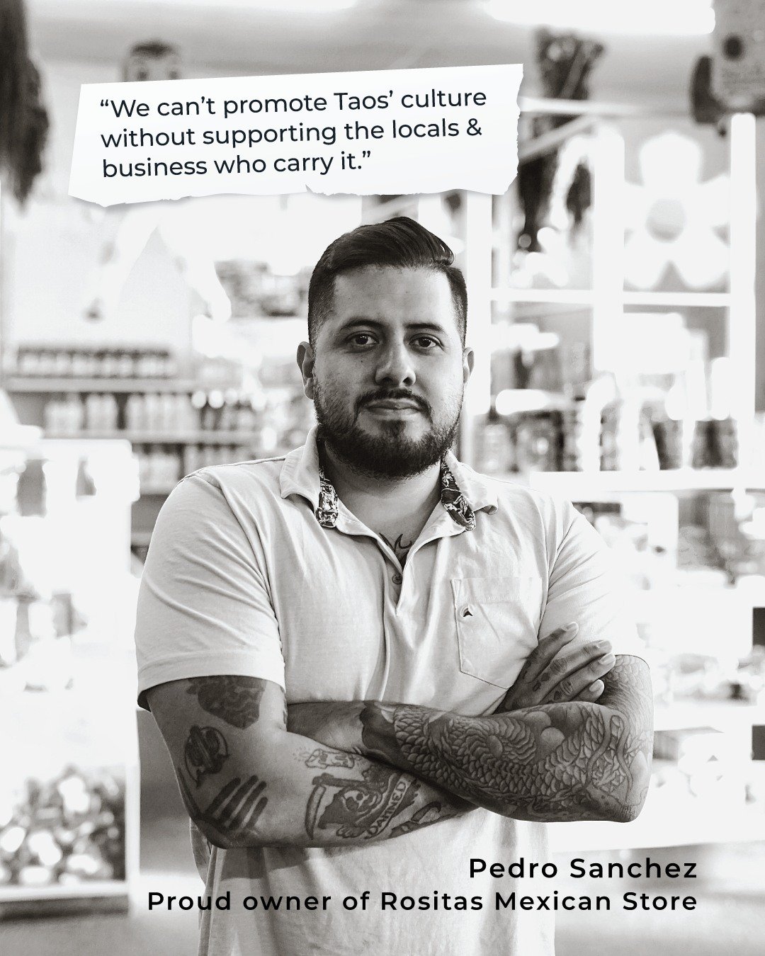 What does tourism really mean for the people who live and work in Taos?

In his latest blog, Pedro Sanchez, owner of Rosita&rsquo;s Mexican Store, shares an honest look at what tourism means from the perspective of a local business owner whose cultur