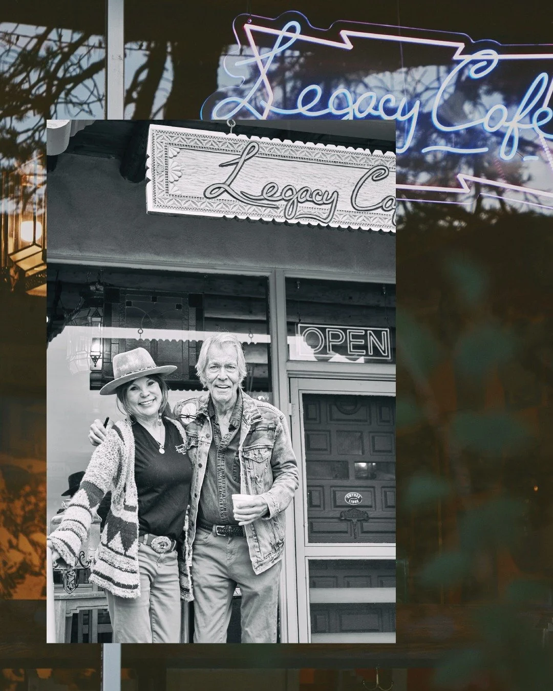 Legacy Caf&eacute; is as much a museum as it is a dining space.

Step inside and you'll find more than just a menu. The walls are lined with historic photographs of Taose&ntilde;os, family keepsakes, and relics from beloved local institutions like th