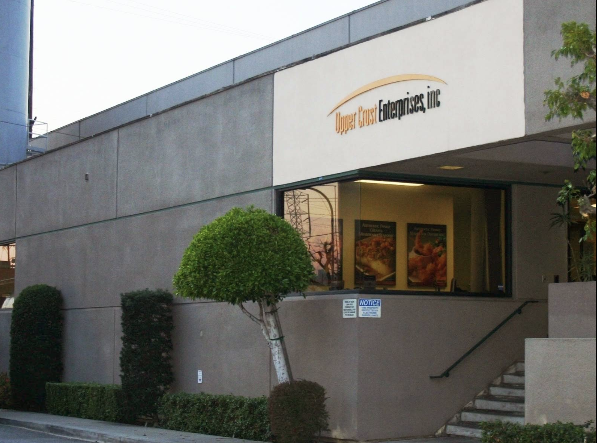 The Upper Crust Enterprises office and plant in Los Angeles, California, serving as a trusted B2B Panko and Tempura Supplier for over 40 years
