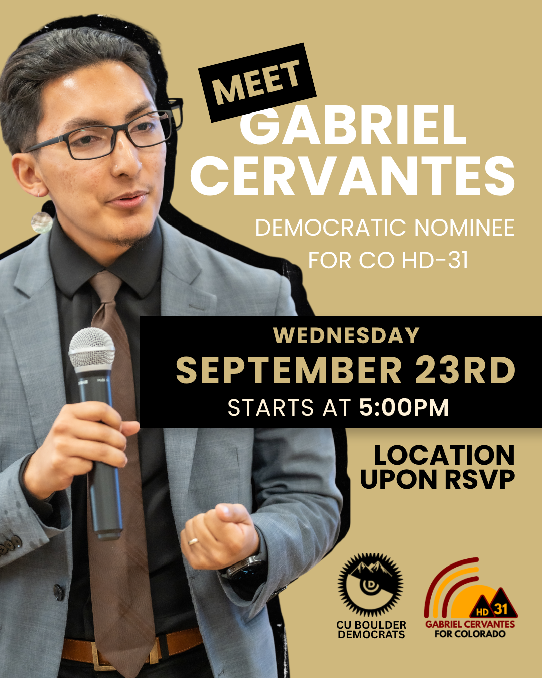 Gabriel Cervantes x CU Dems