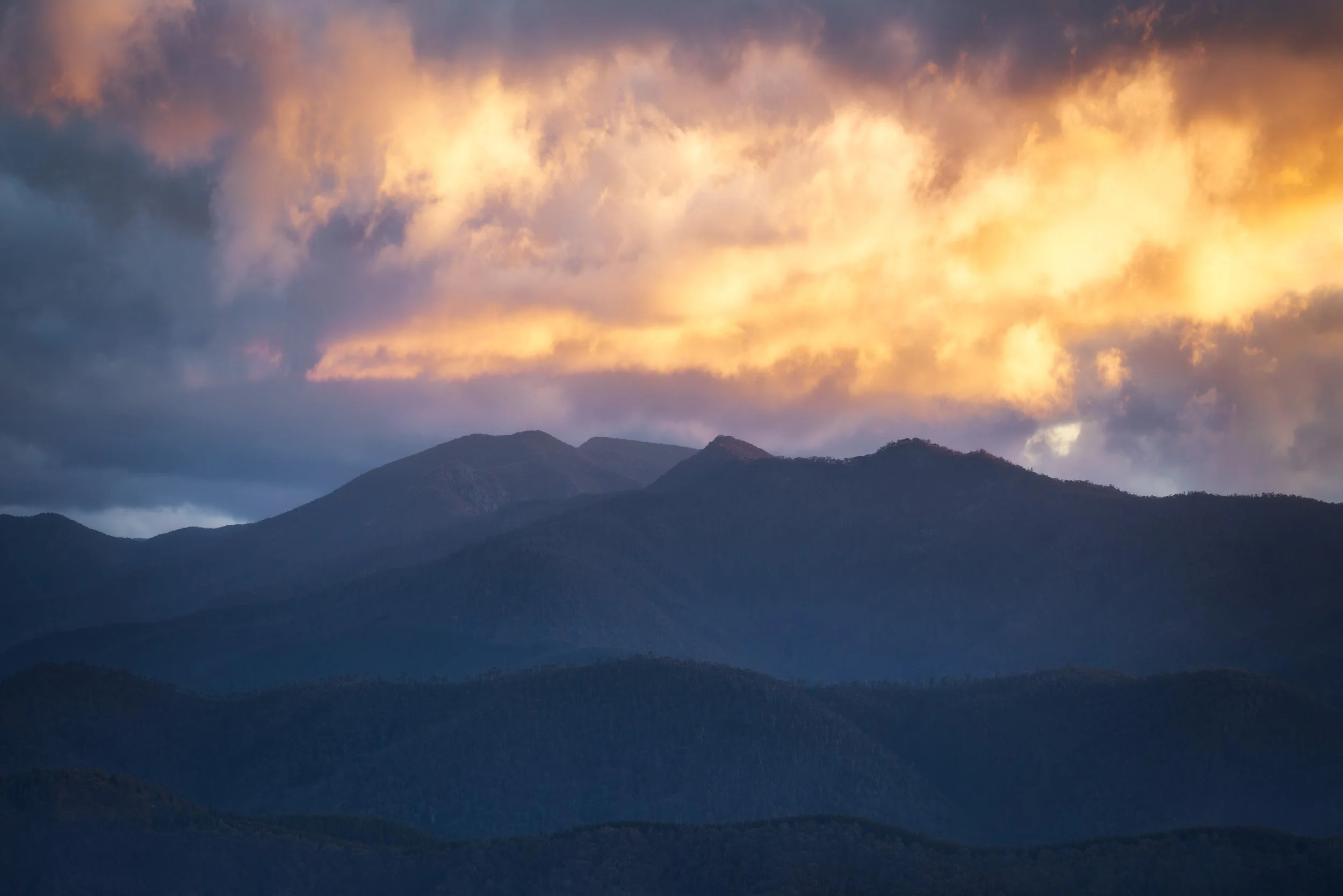 Camels Hump Under Fiery Skies