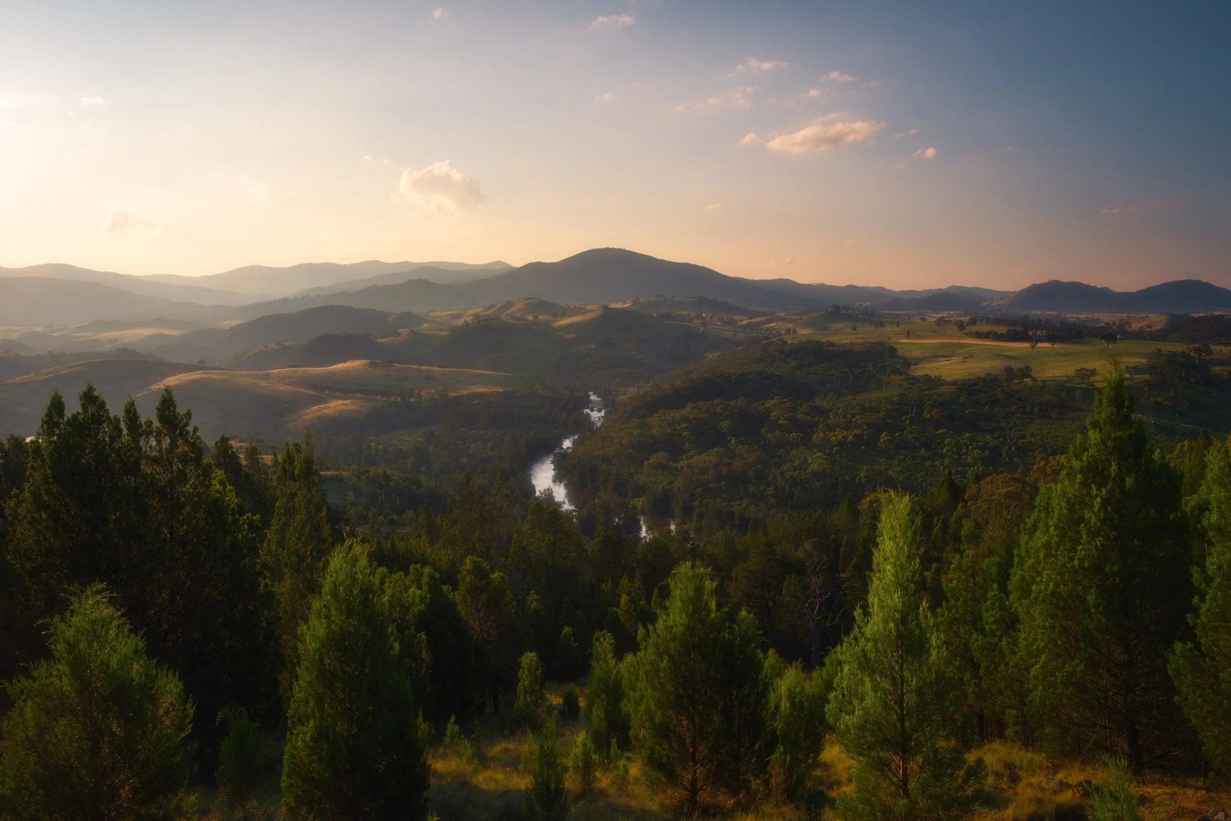 Pig Hill Vista at Golden Hour