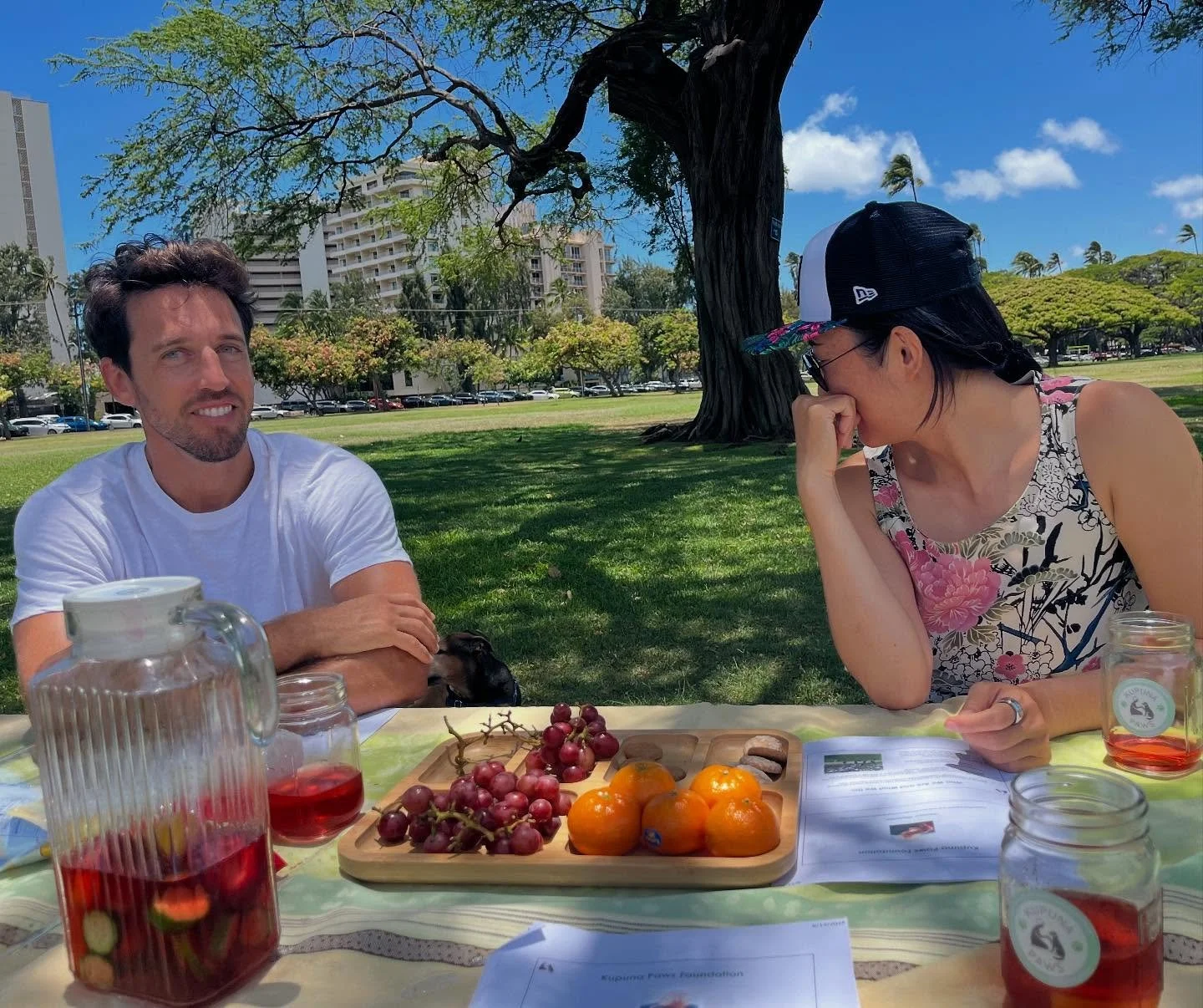 Hooray for our first Kupuna Paws orientation! 💜🐾 
This one was for Snoopy&rsquo;s team 🐶 and we&rsquo;ll be hosting more soon.

We shared laughs, soaked up the sunshine, and everyone got to bond with sweet Snoopy. 
Plus, volunteers left with a sma