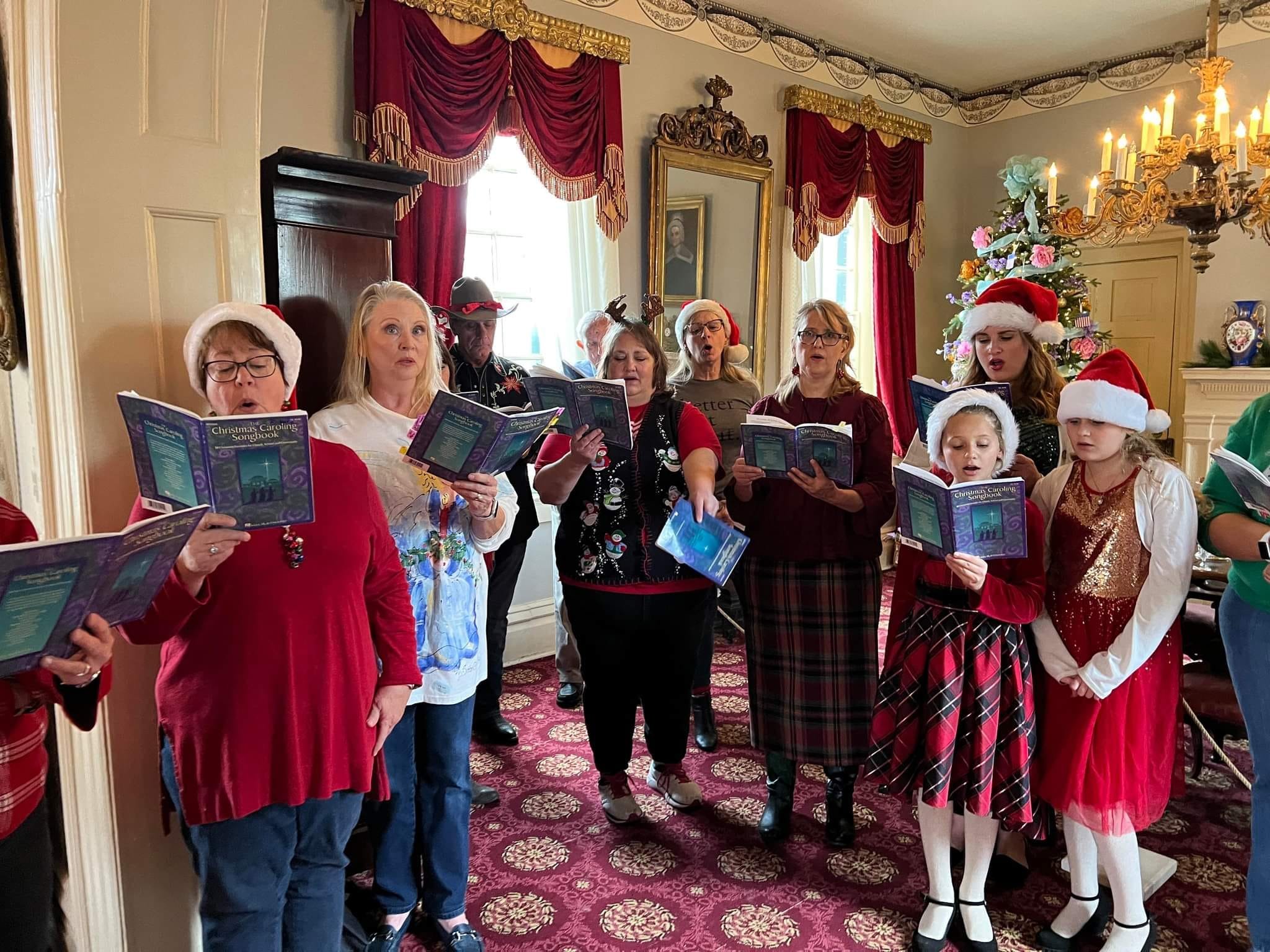 MCC Christmas Caroling 2023 Polk Home, Columbia
