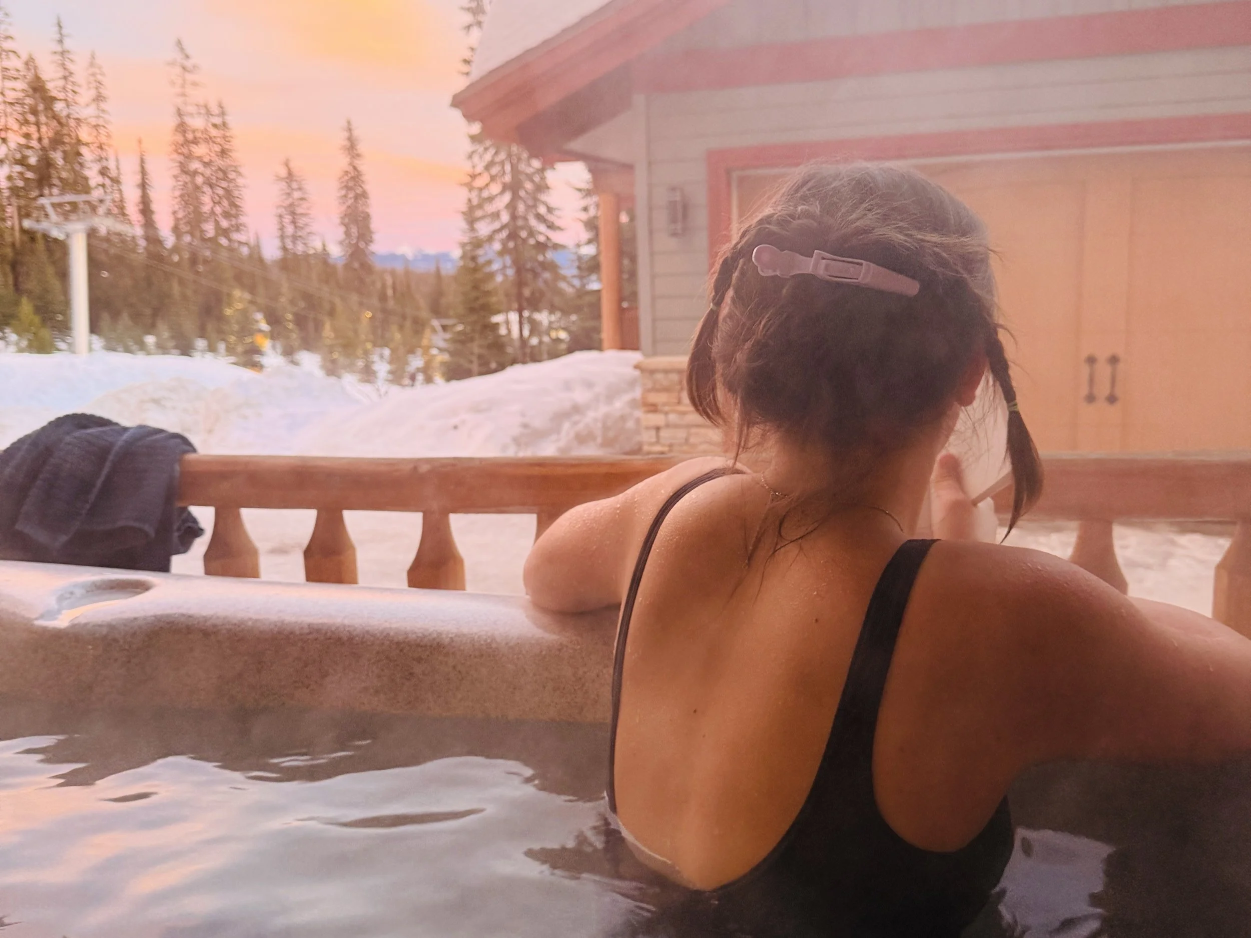 Rest time in Big White, Canada