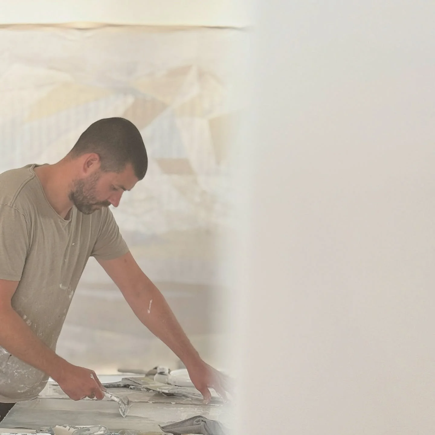 In Process.

#WattxRickett #LiveryStudio #ContemporaryPainting #ArtProcess #MinimalArt #CollectorsOfInstagram #BritishArt #EmergingArtists #ArtAndArchitecture #StudioLife