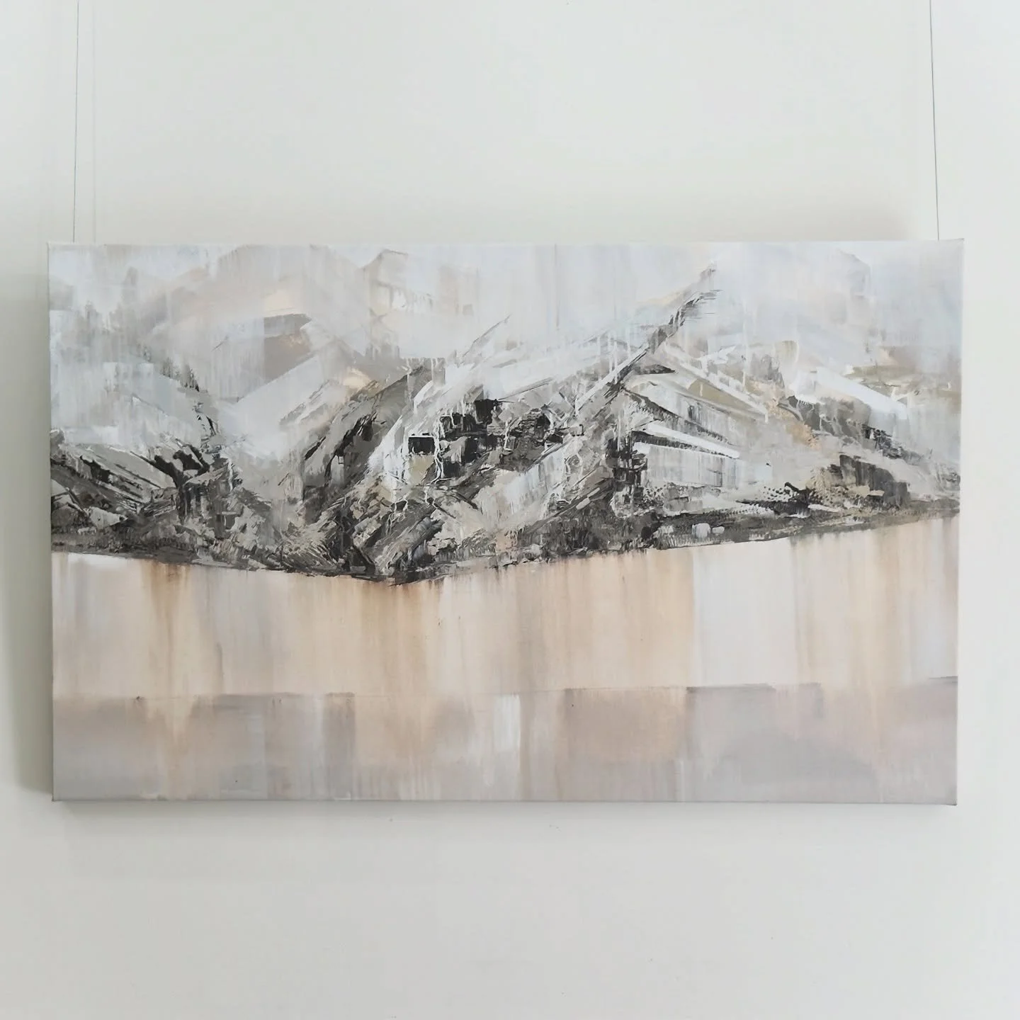 Riftline | by Watt x Rickett
146W x 90H cm 2025

#contemporaryartwork #landscapepainting #britishartists #originart #wattxrickett