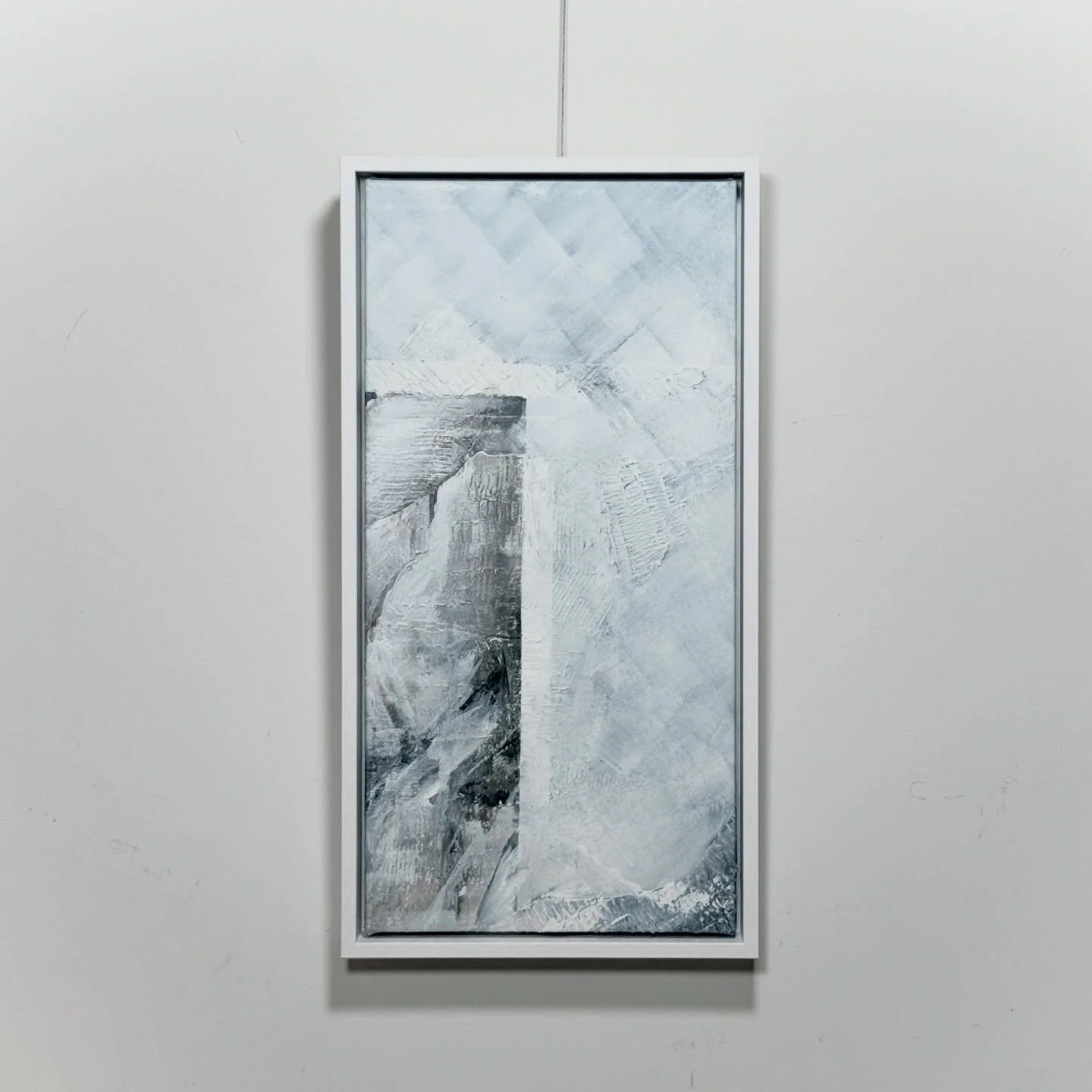 Original Study No.1
One of four exploratory works created for Silent Structures.
Two have already found collectors. This one remains.

Framed |  Mixed media |  17 &times; 31 &times; 4 cm.
Available to view at Livery Studio.

#WattxRickett #TerrainsOf